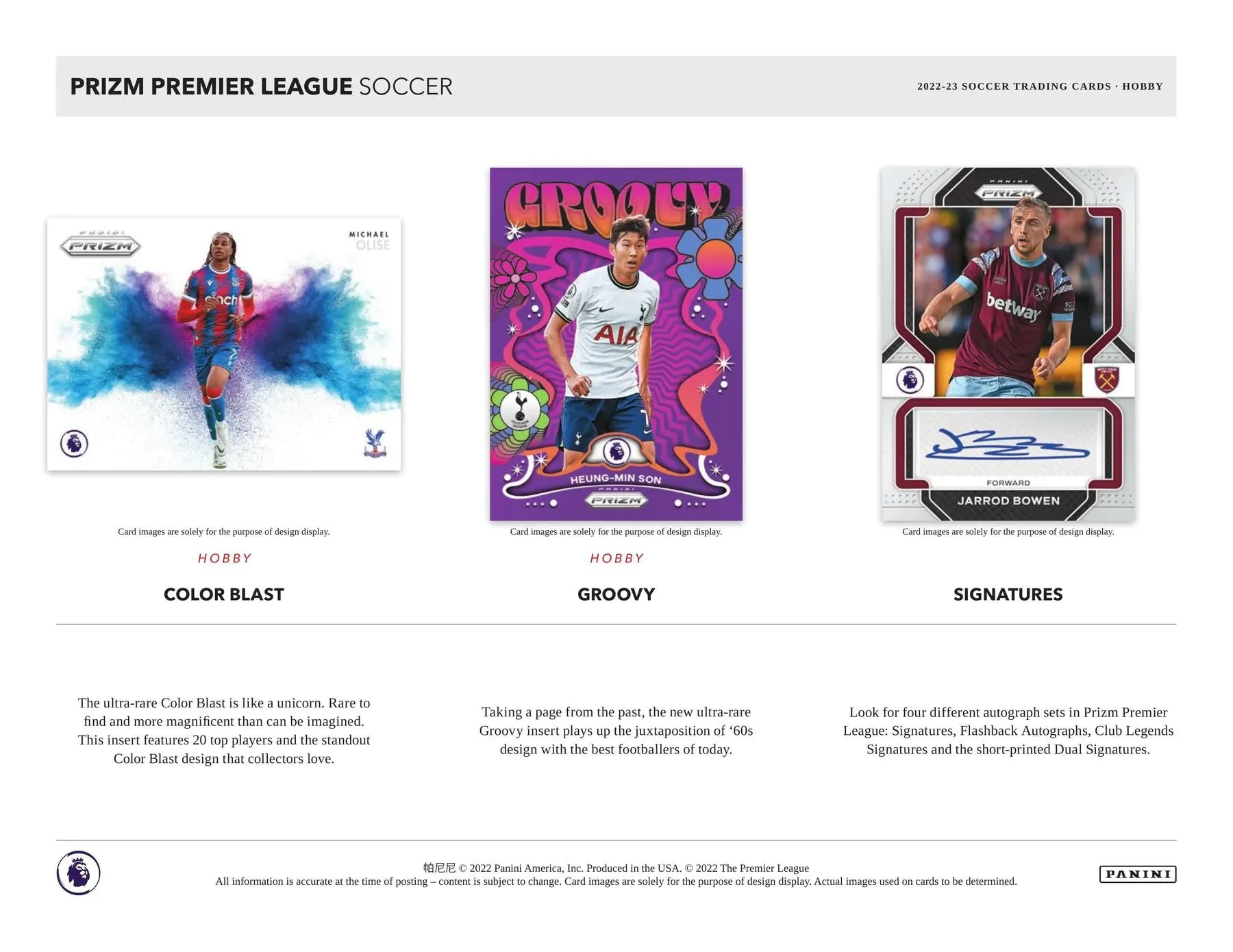 2022-23 Panini Prizm EPL Soccer Hobby - Image 5