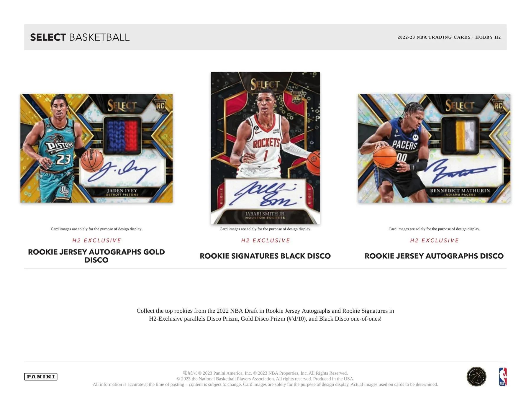 2022/23 Panini Select Basketball H2 Box - Image 6