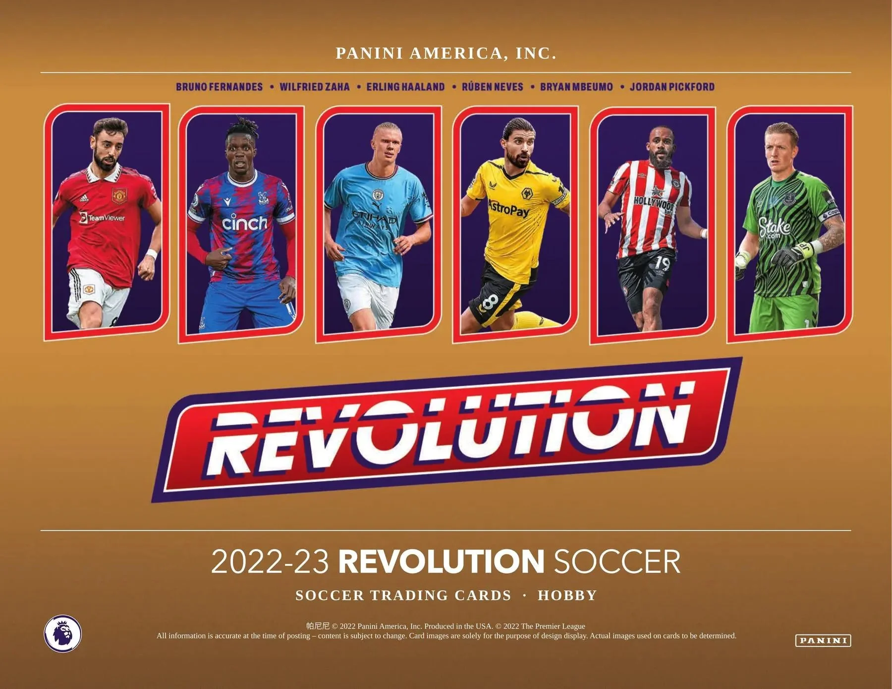 2022-23 Revolution EPL Premier League Soccer Hobby - Image 3