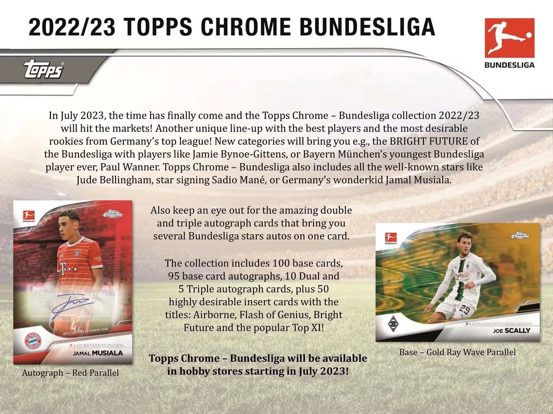 2022-23 Topps Chrome Bundesliga Soccer Hobby Box - Image 4
