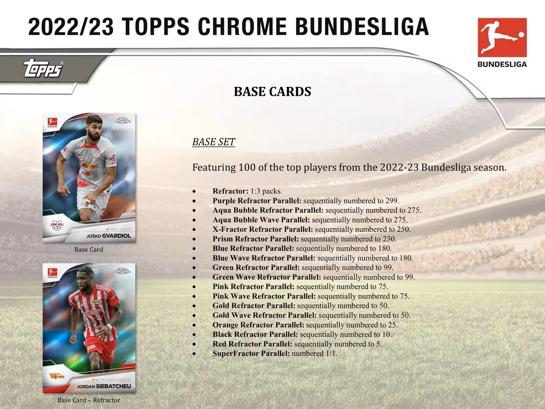 2022-23 Topps Chrome Bundesliga Soccer Hobby Box - Image 5