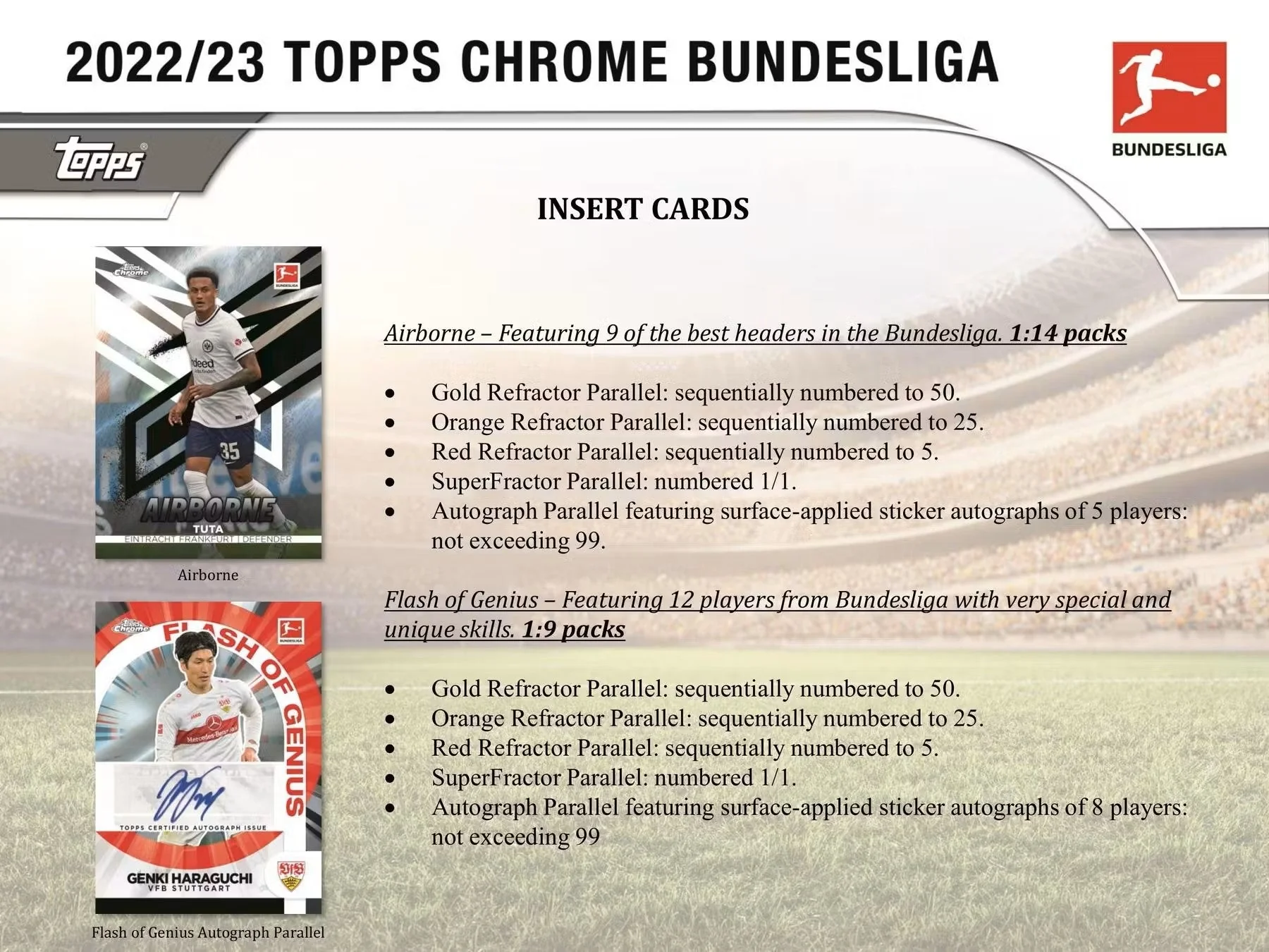 2022-23 Topps Chrome Bundesliga Soccer Hobby Box - Image 7