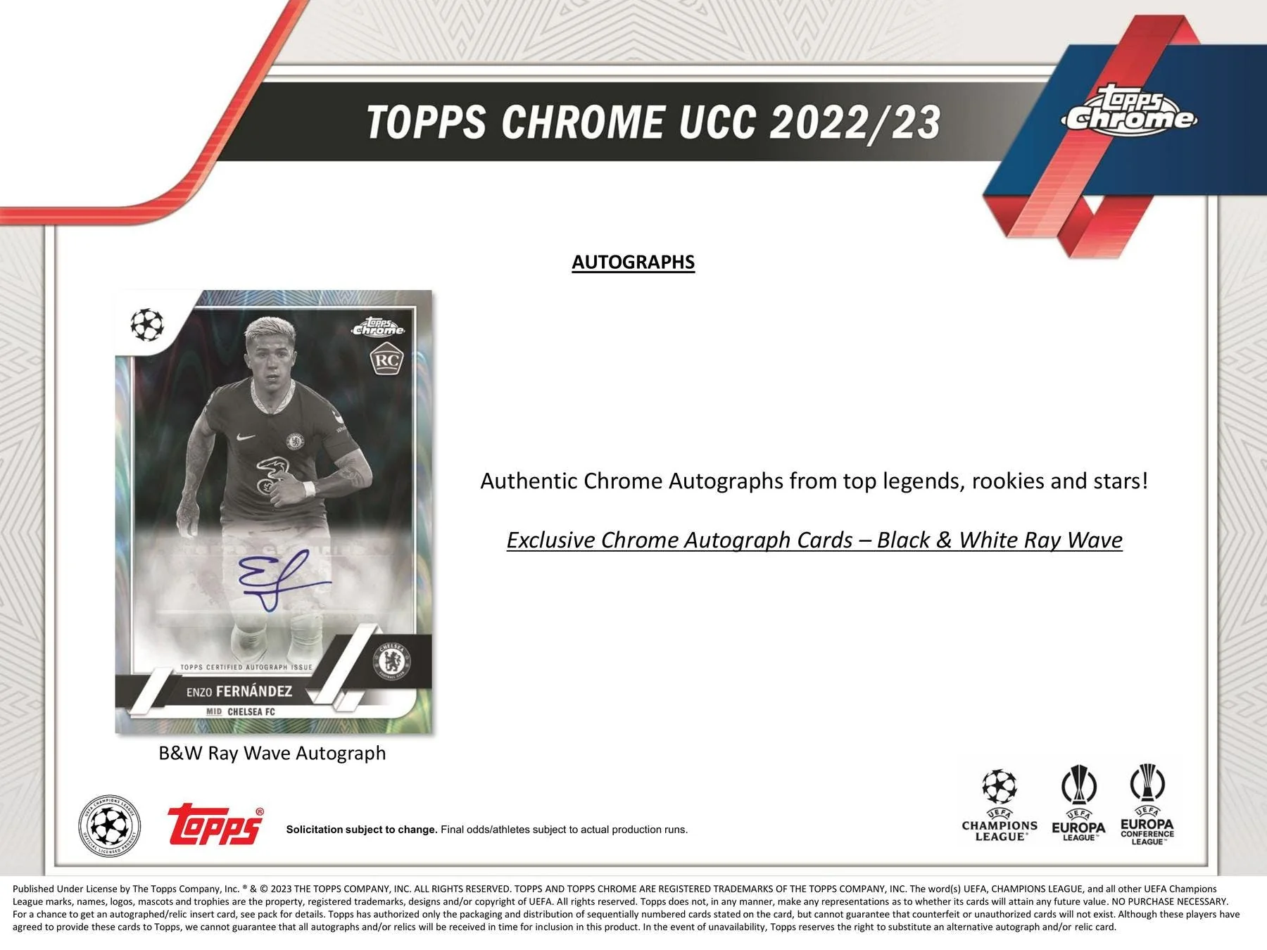 2022/23 Topps Chrome UEFA Club Competitions Soccer Hobby LITE Box - Image 6