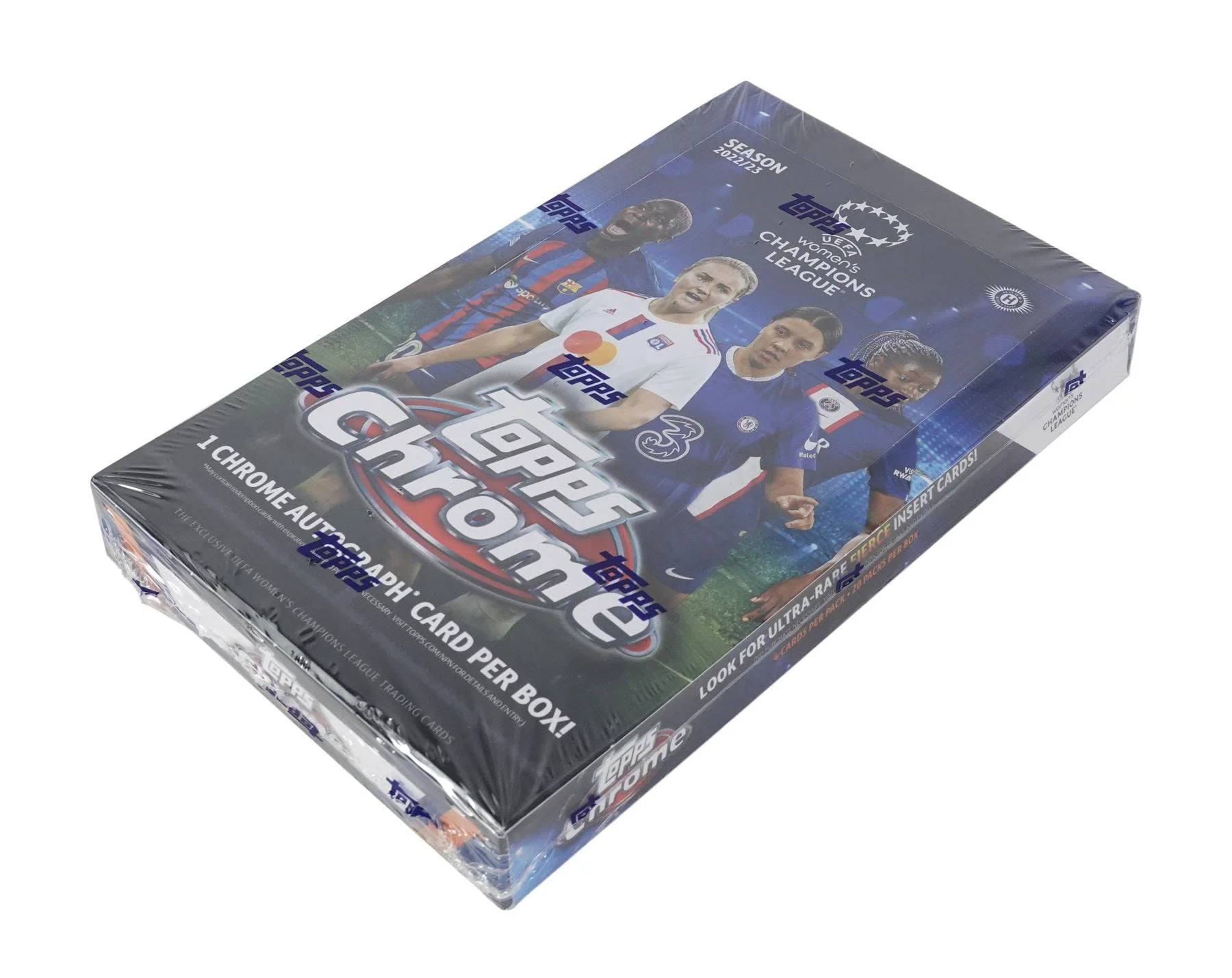 2022-23 Topps Chrome UEFA Women's Champions League Soccer Hobby Box - Image 2