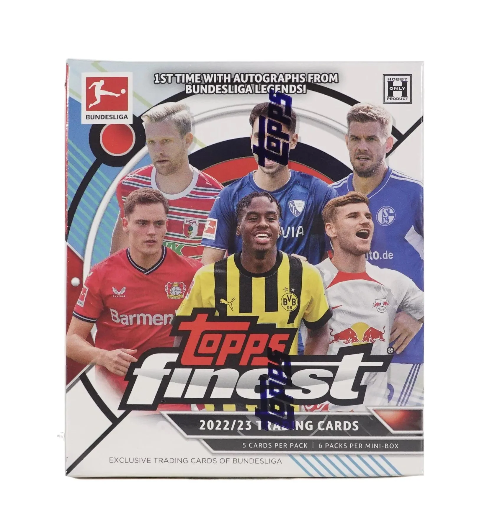 2022-23 Topps Finest Bundesliga Soccer Hobby Box - Image 3