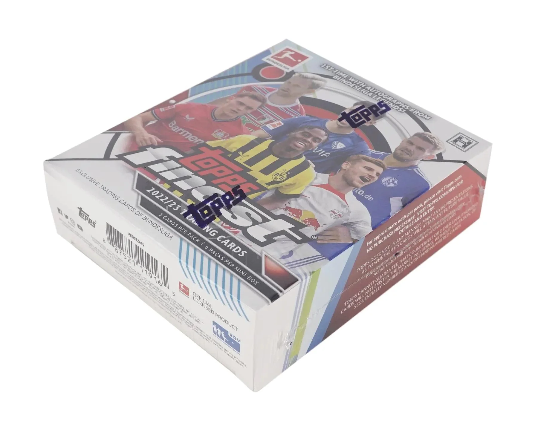 2022-23 Topps Finest Bundesliga Soccer Hobby Box - Image 4