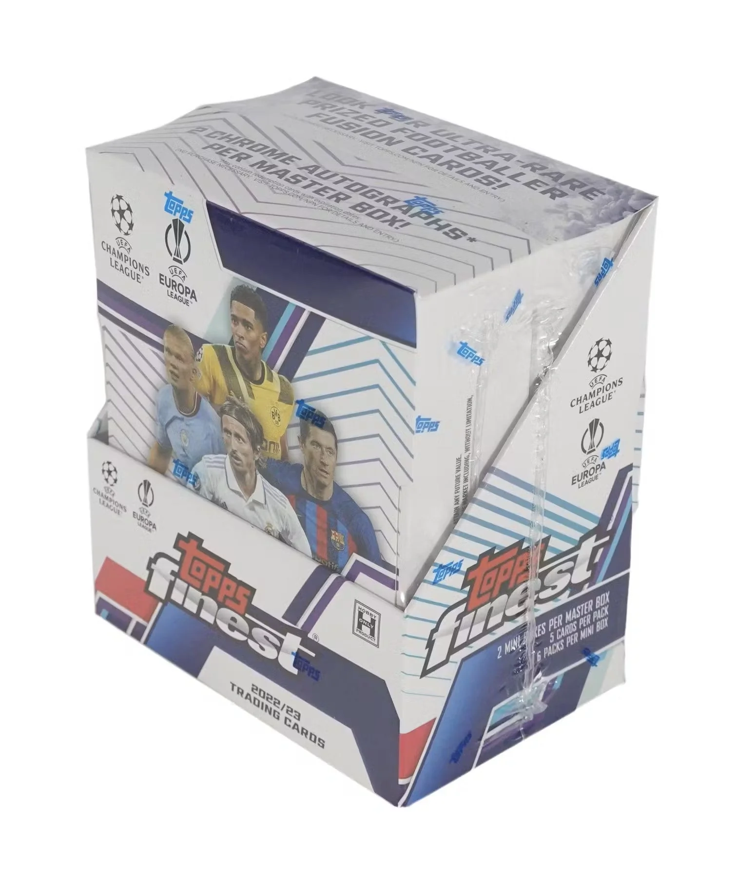 2022-23 Topps Finest UEFA Club Competitions Soccer Hobby Box - Image 2
