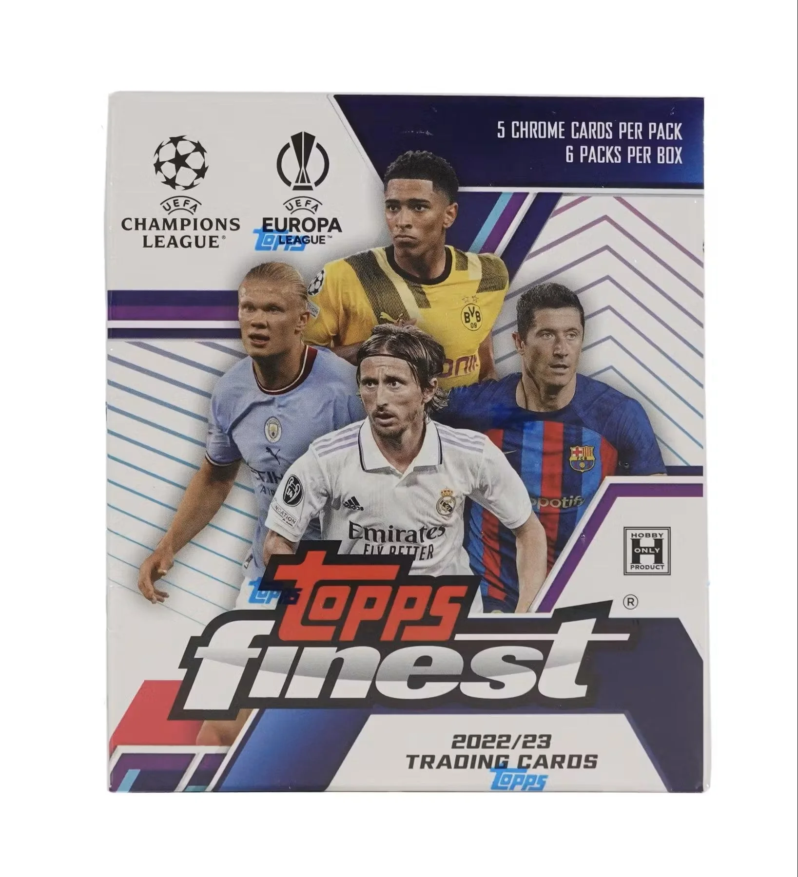 2022-23 Topps Finest UEFA Club Competitions Soccer Hobby Box - Image 3