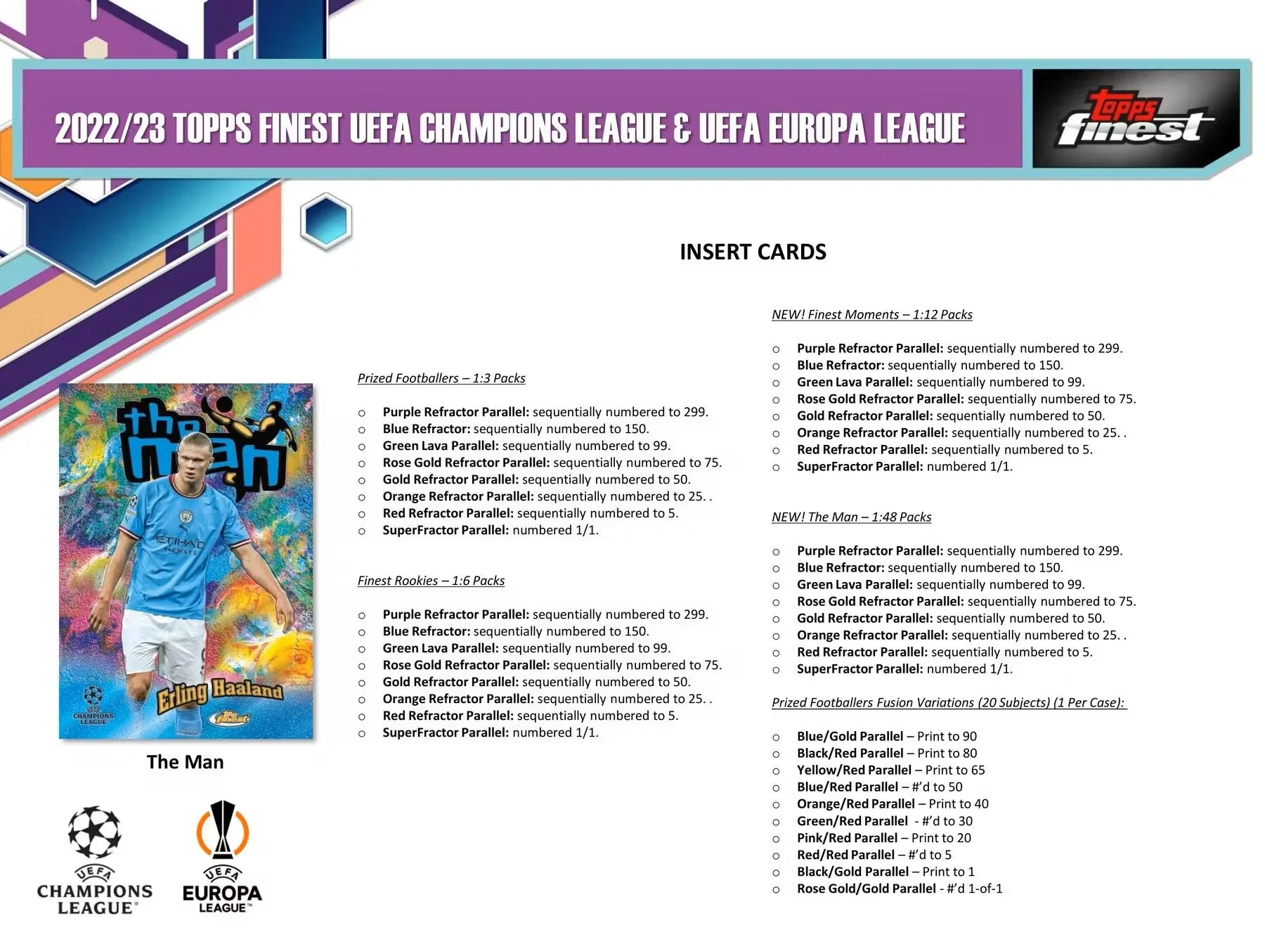 2022-23 Topps Finest UEFA Club Competitions Soccer Hobby Box - Image 7