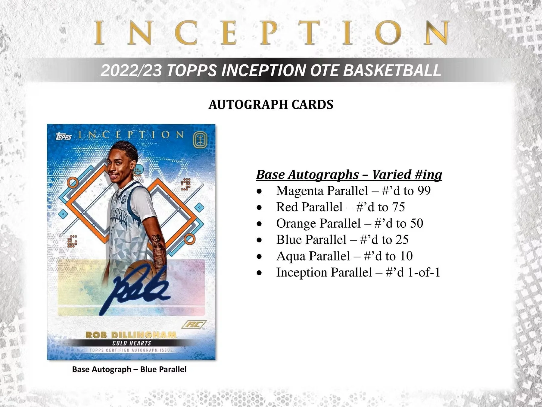 2022-23 Topps Inception Overtime Elite Basketball Hobby Box - Image 4
