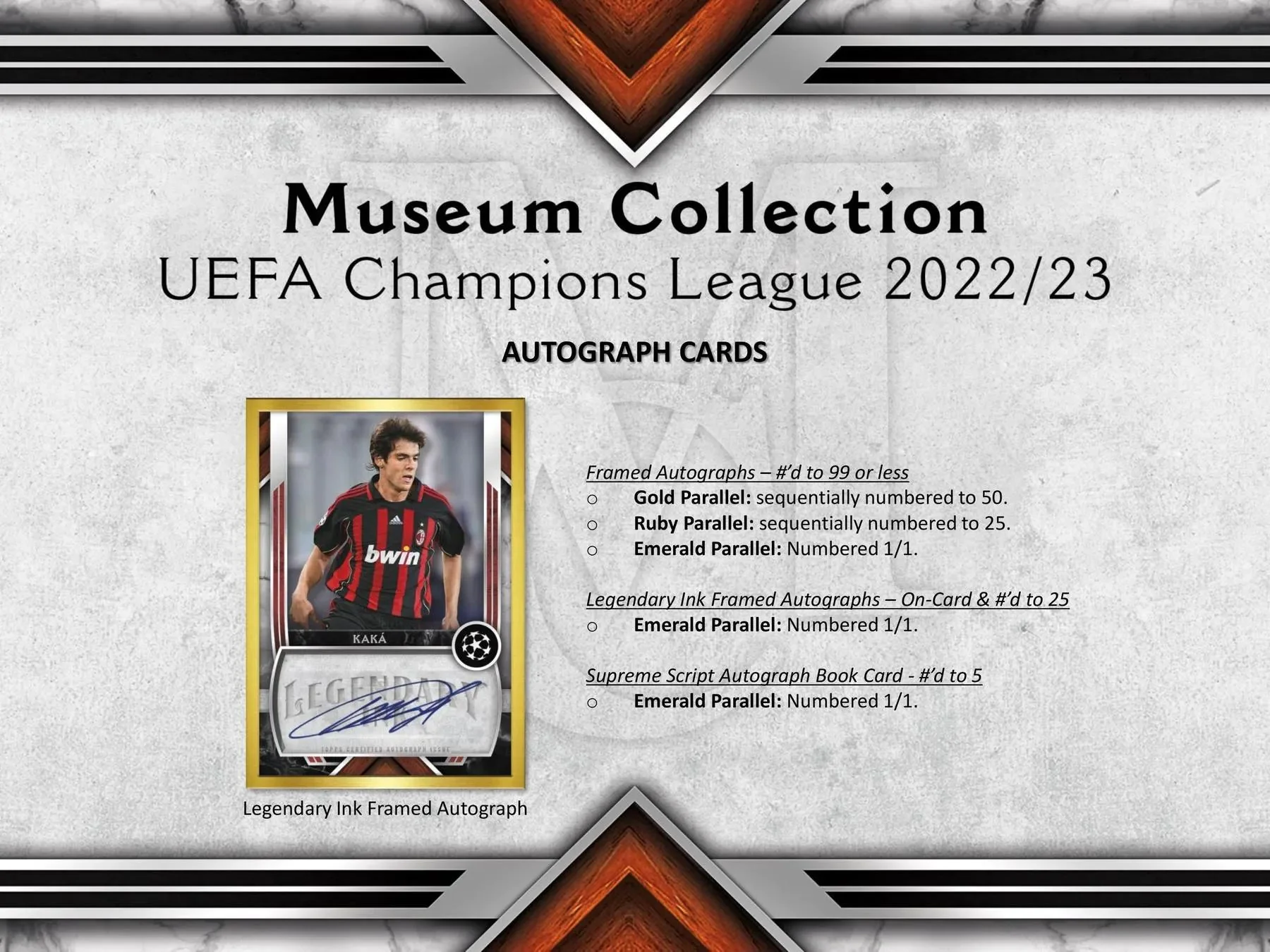 2022/23 Topps Museum Collection UEFA Champions League Soccer Hobby Box - Image 5