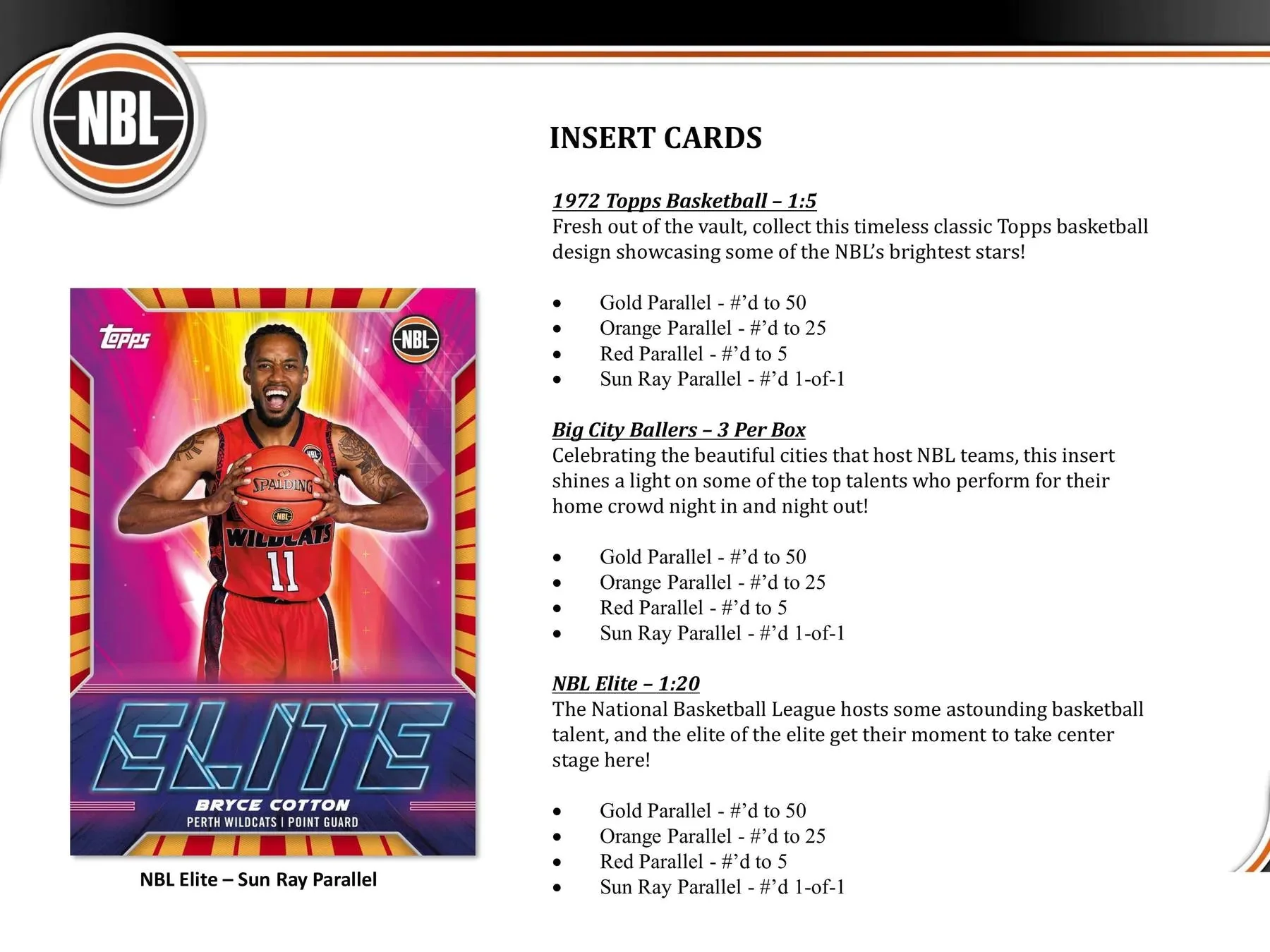 2022-23 Topps NBL Basketball Hobby Box - Image 5