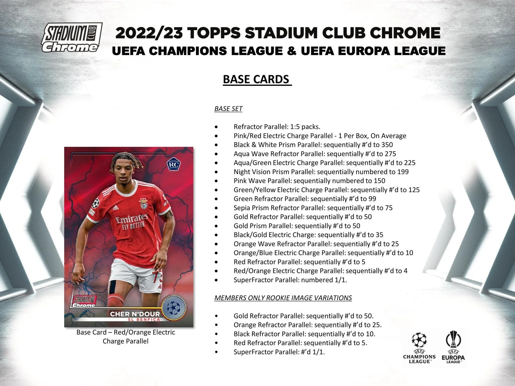 2022-23 Topps Stadium Club Chrome UEFA Club Competitions Soccer Hobby Box - Image 5