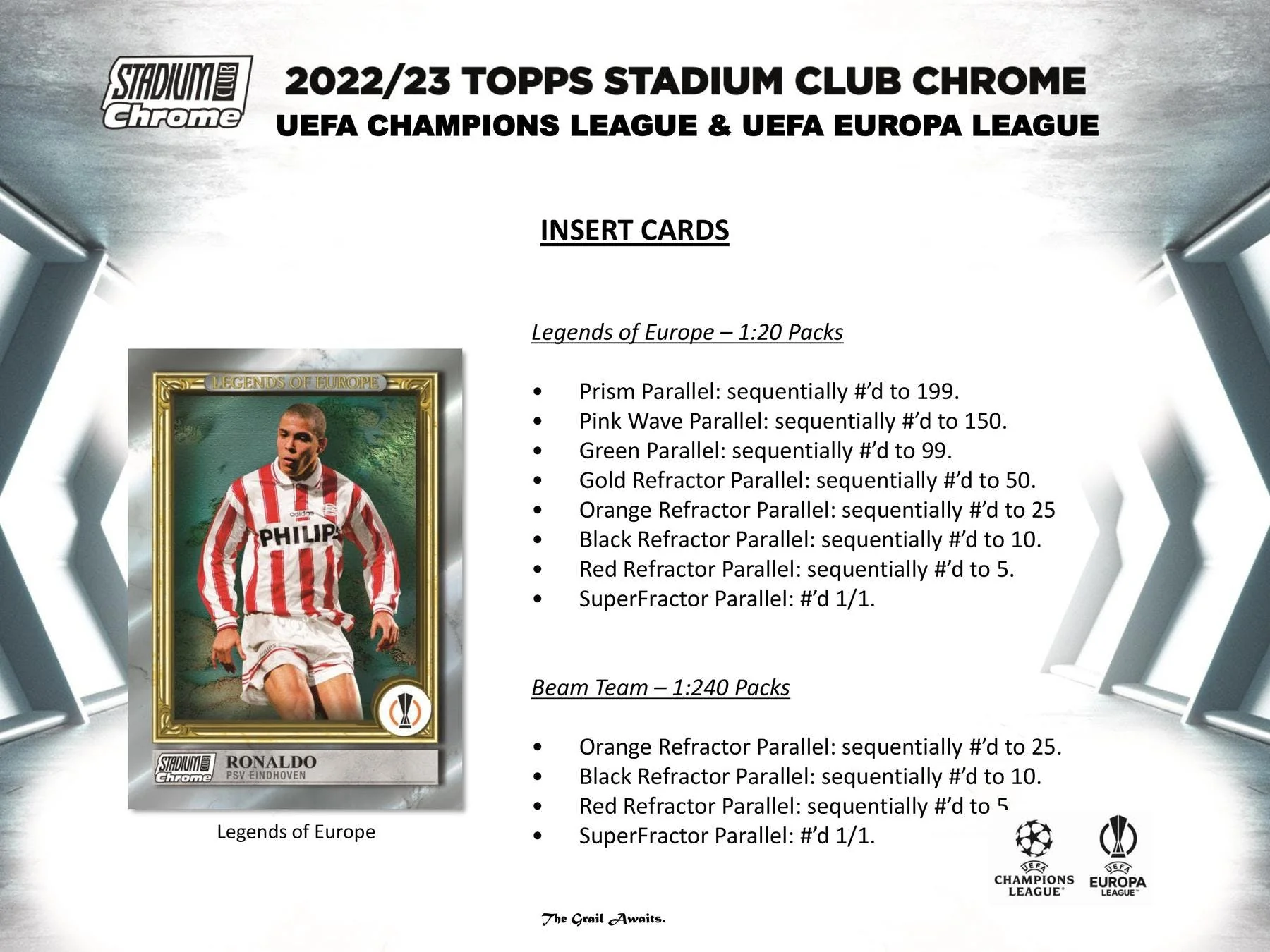 2022-23 Topps Stadium Club Chrome UEFA Club Competitions Soccer Hobby Box - Image 8