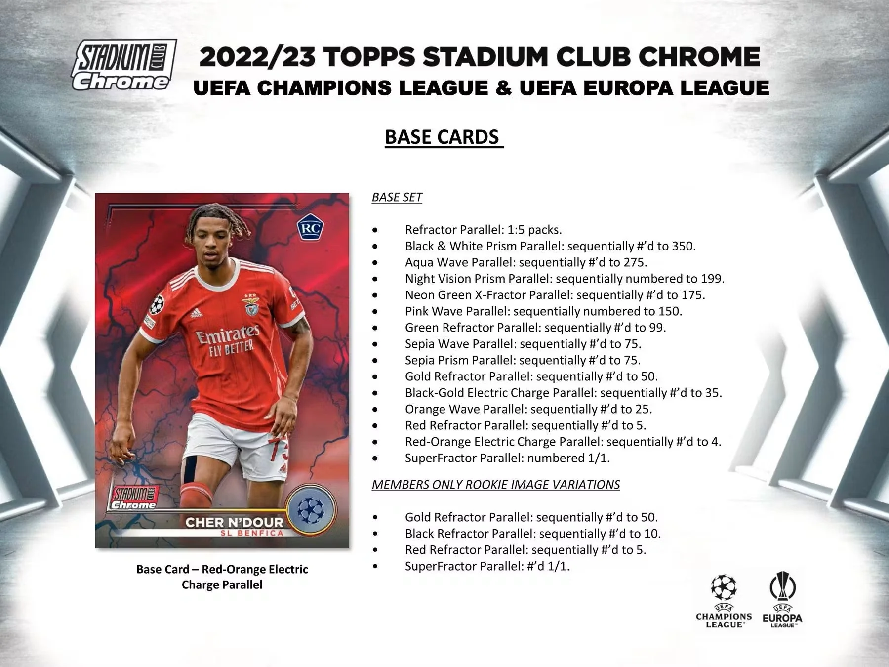 2022/23 Topps Stadium Club Chrome UEFA Club Competitions Soccer Giant Box - Image 5