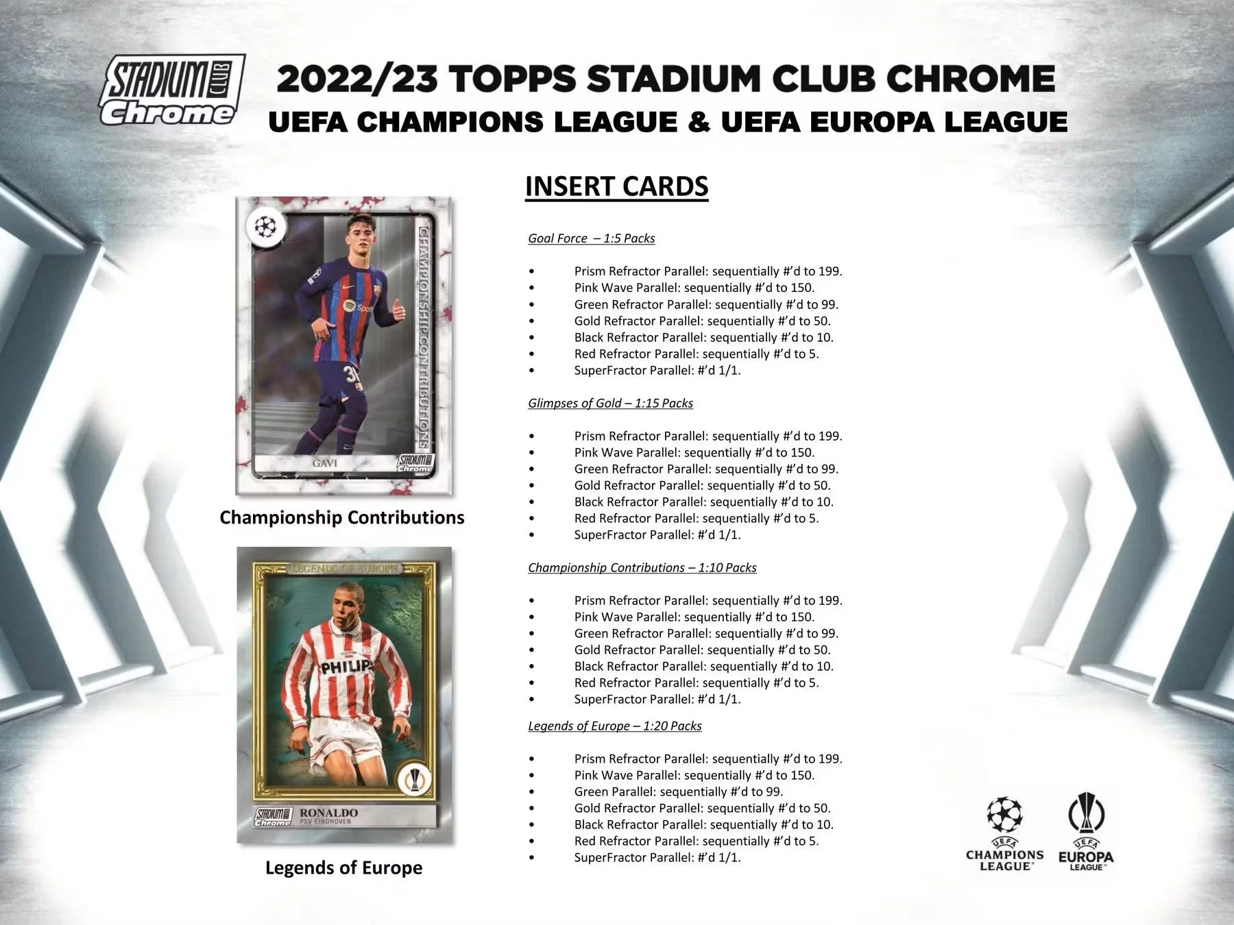 2022/23 Topps Stadium Club Chrome UEFA Club Competitions Soccer Giant Box - Image 6
