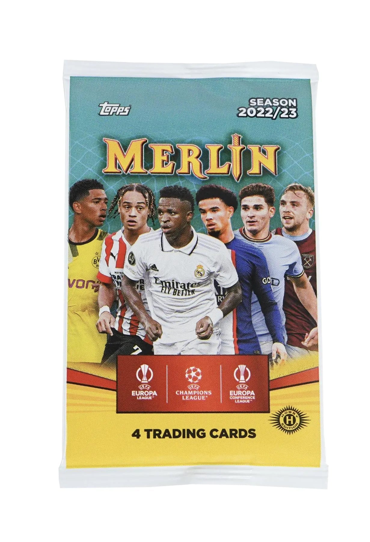 2022-23 Topps UEFA Club Competitions Merlin Chrome Soccer Hobby Box - Image 3