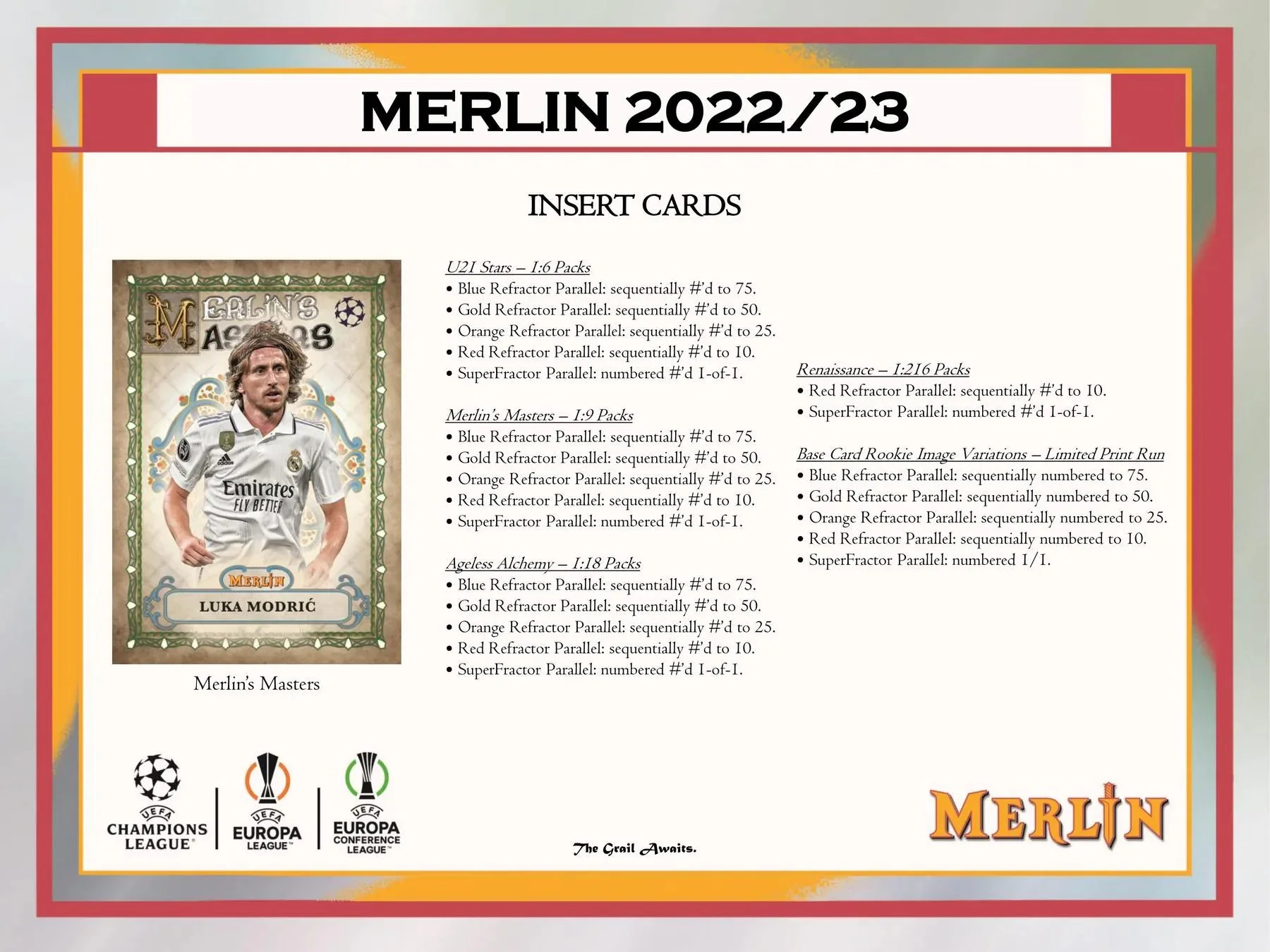 2022-23 Topps UEFA Club Competitions Merlin Chrome Soccer Hobby Box - Image 6