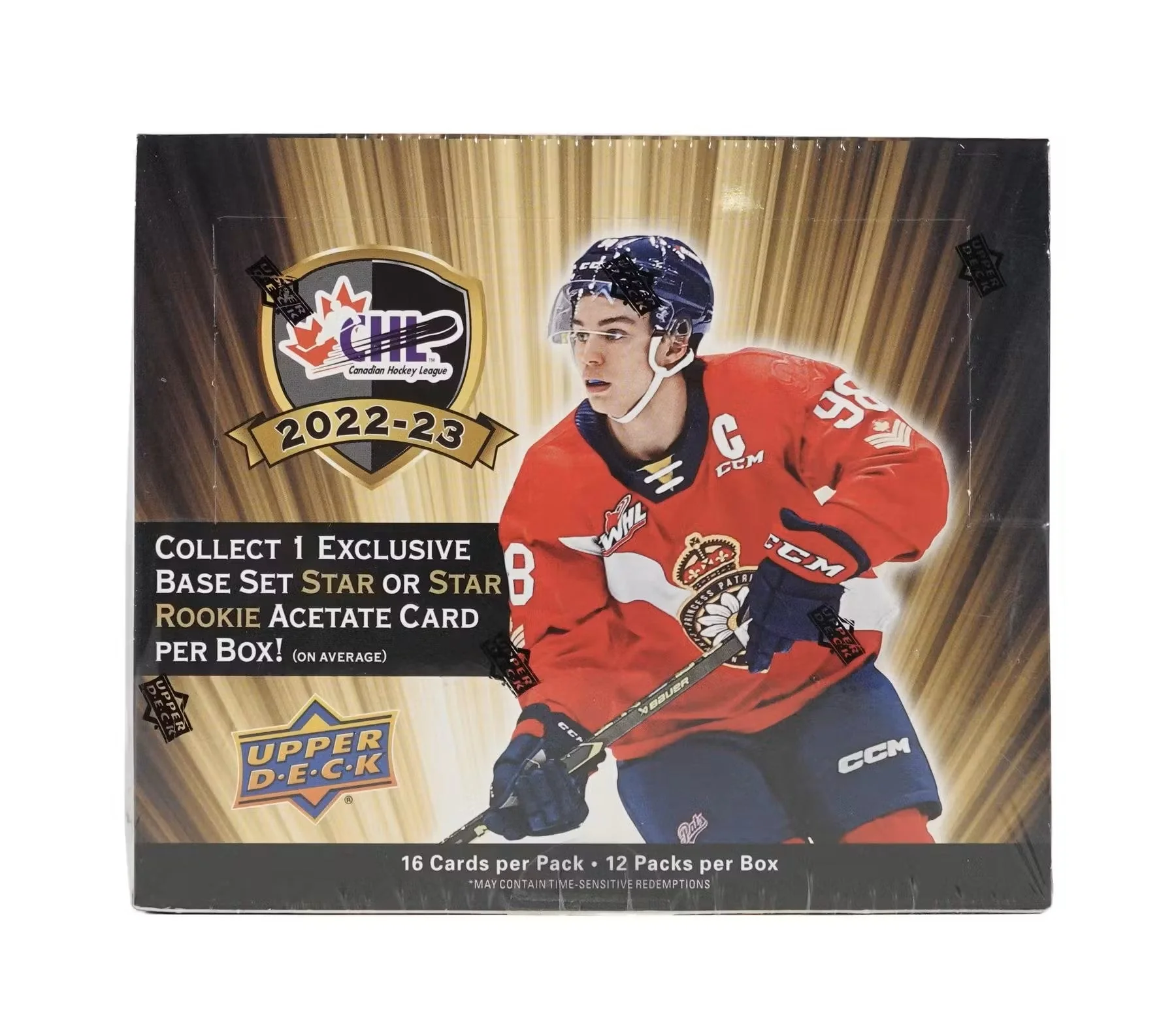 2022-23 Upper Deck CHL Hockey Hobby Box