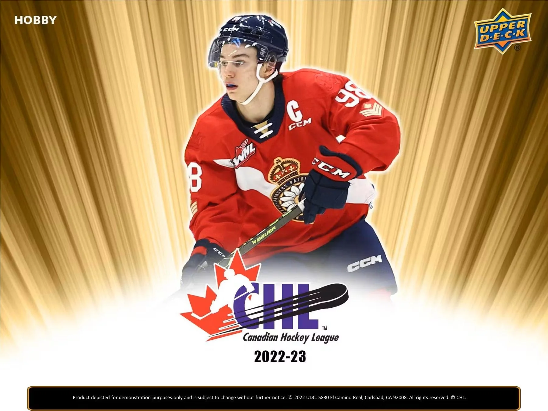 2022-23 Upper Deck CHL Hockey Hobby Box - Image 2