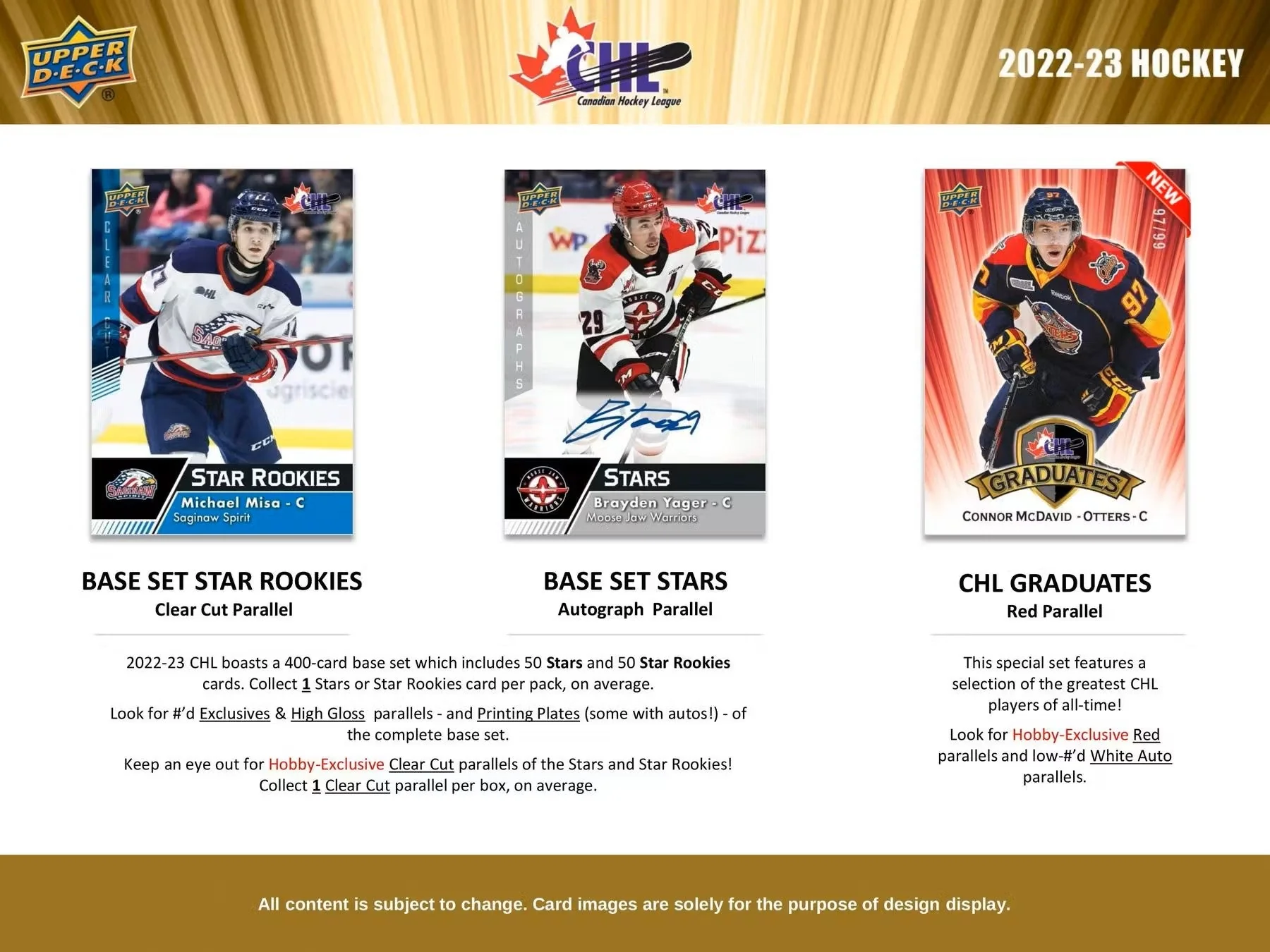 2022-23 Upper Deck CHL Hockey Hobby Box - Image 3