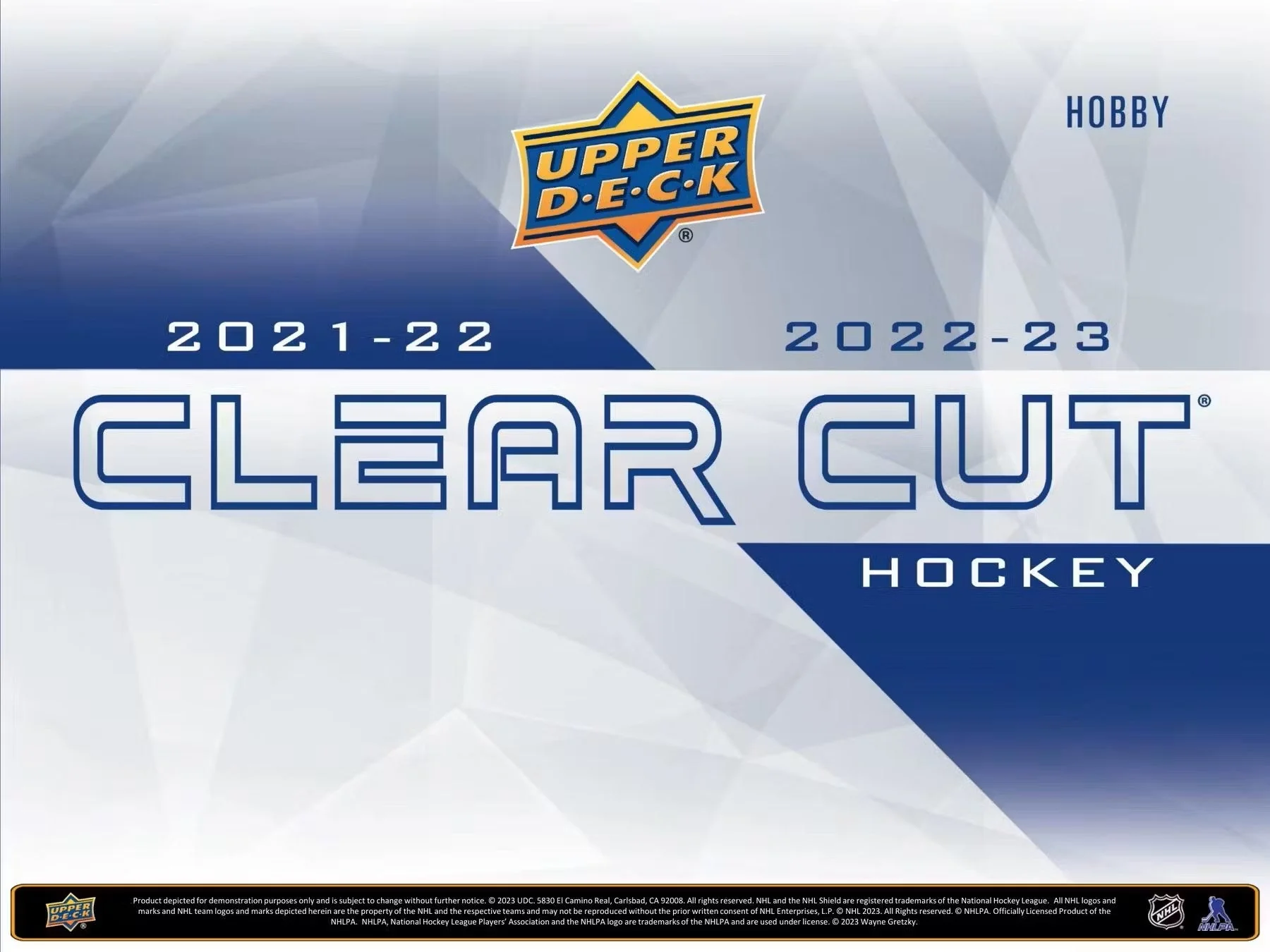 2022/23 Upper Deck Clear Cut Hockey Hobby Box - Image 3