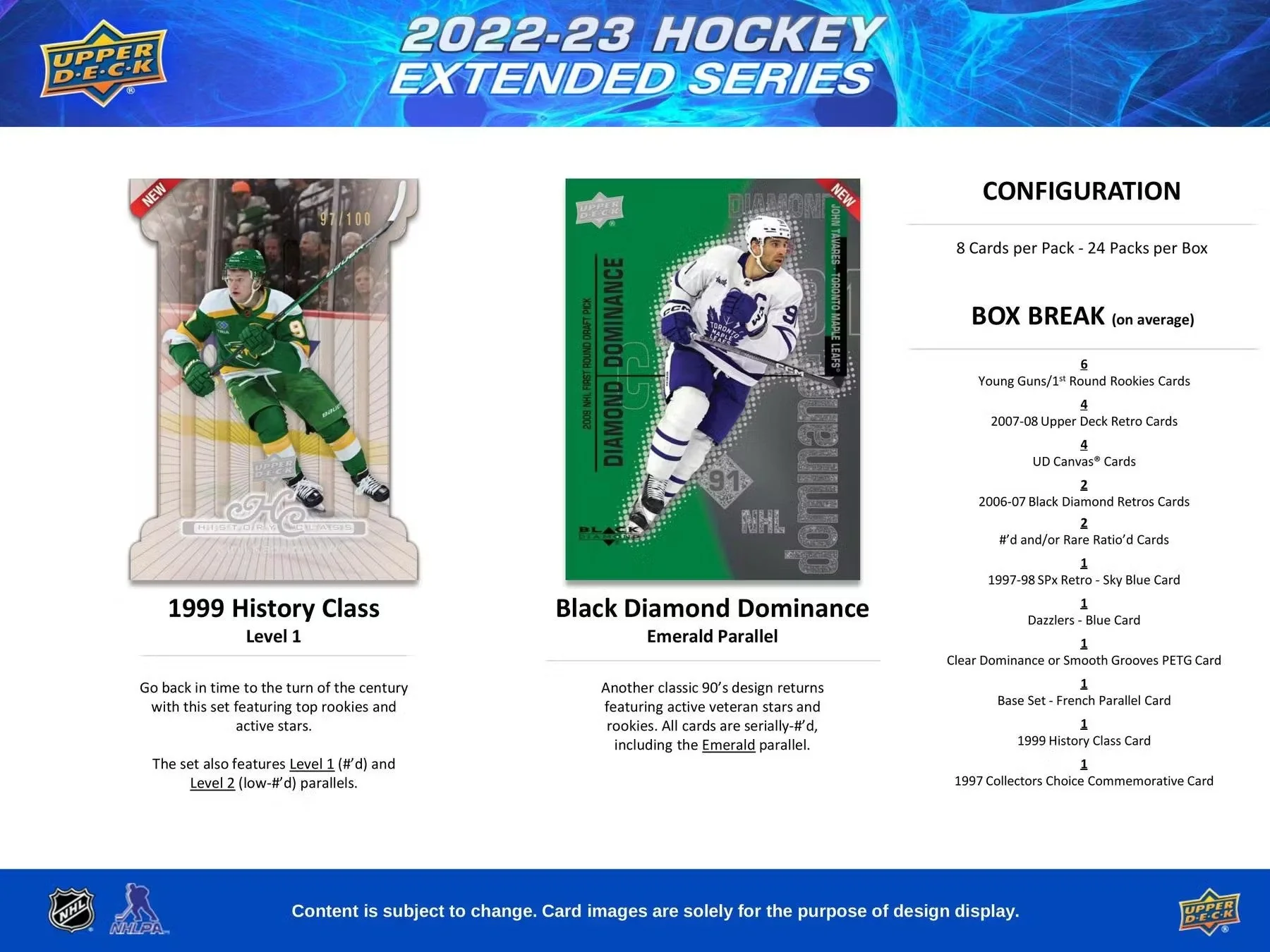 2022-23 Upper Deck Extended Series Hockey Hobby Box - Image 5
