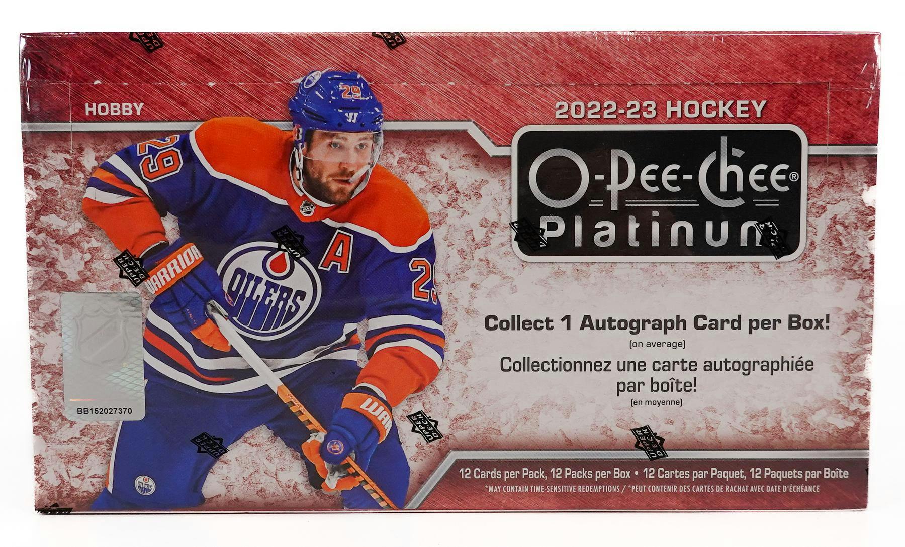 2022-23 Upper Deck O-Pee-Chee Platinum Hockey Hobby Box