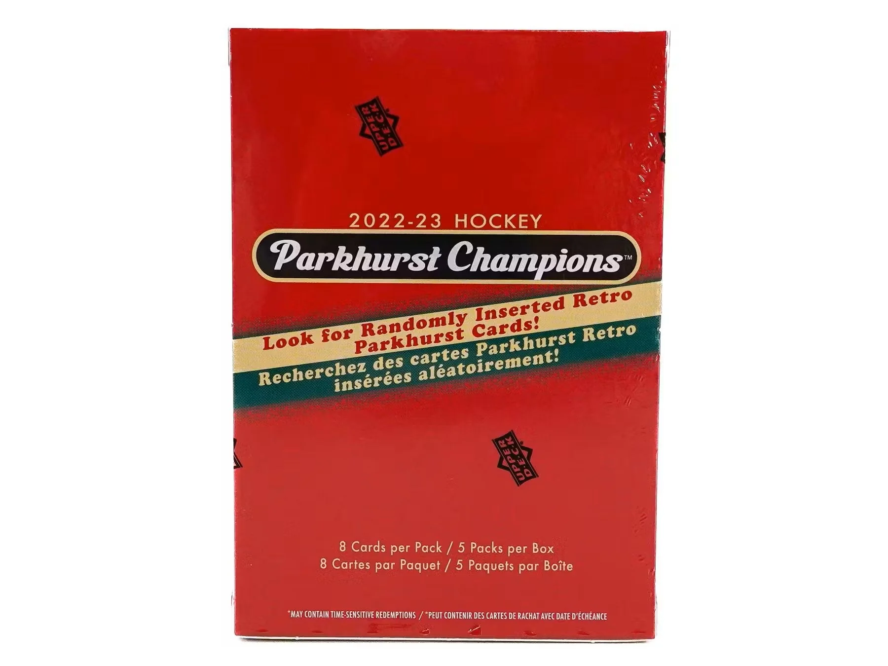 2022/23 Upper Deck Parkhurst Champions Hockey 5-Pack Blaster Box