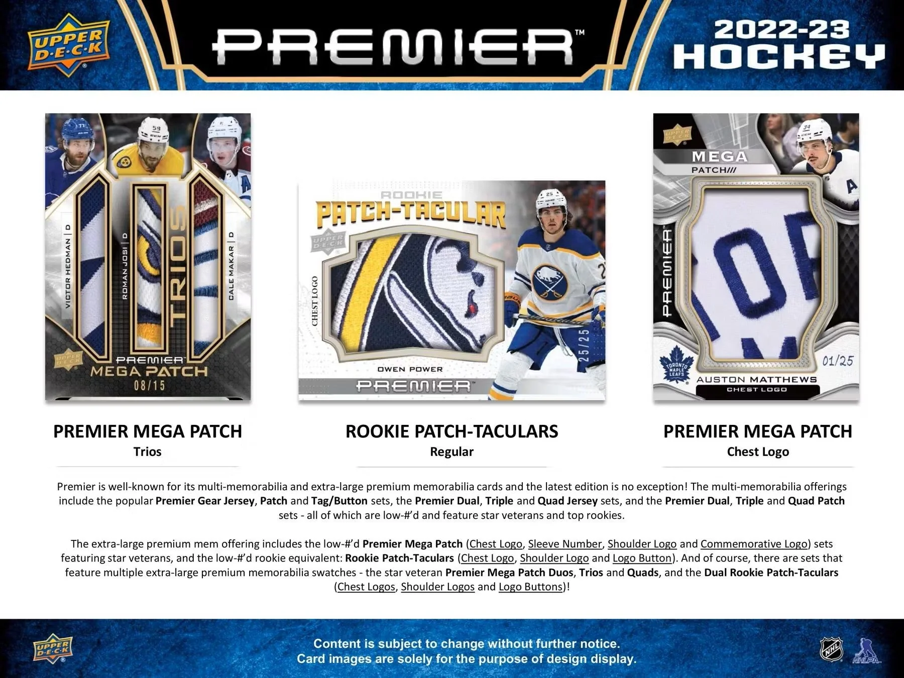 2022-23 Upper Deck Premier Hockey Hobby Box - Image 6