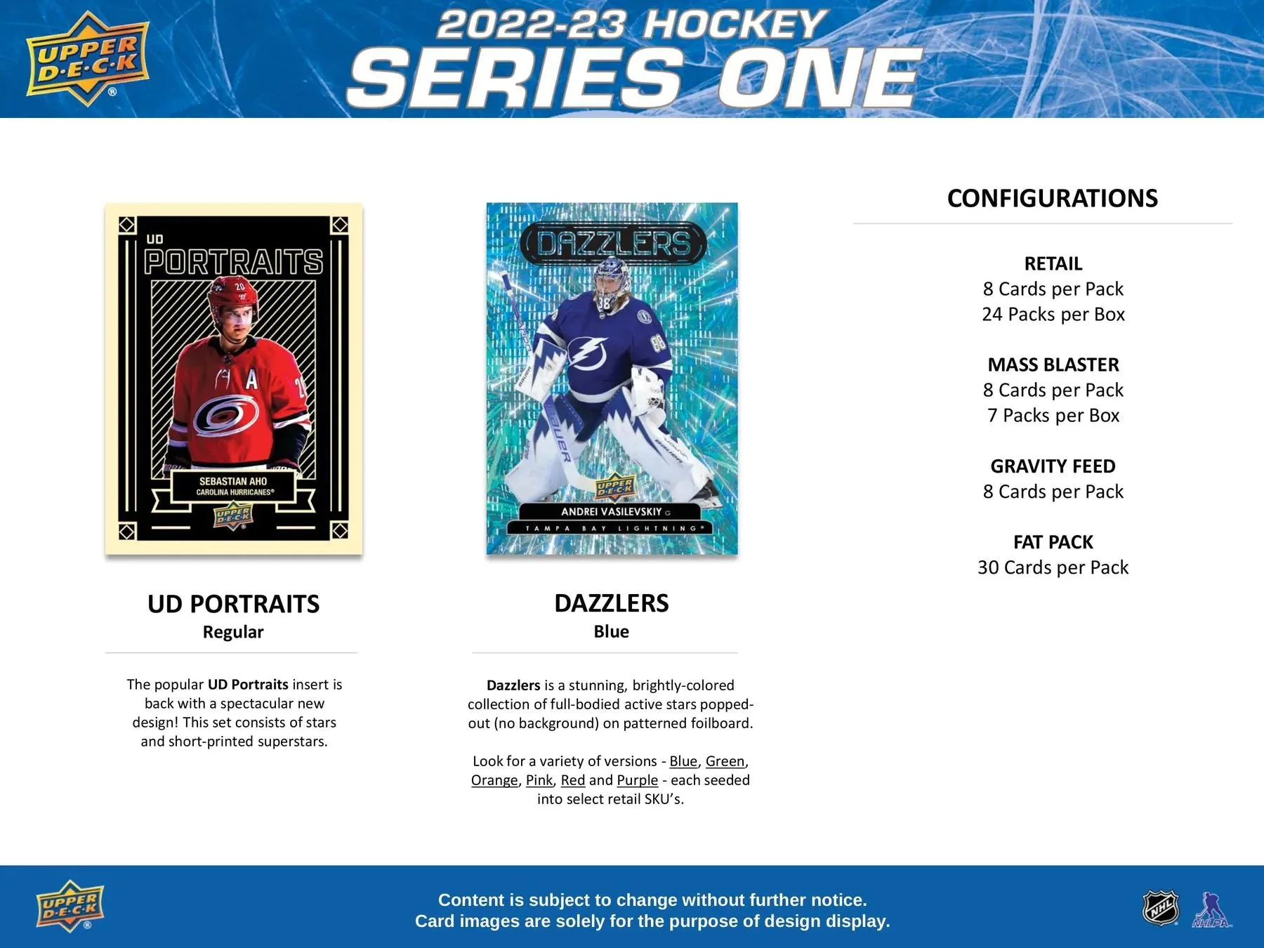2022-23 Upper Deck Series 1 Hockey Retail Box - Image 6
