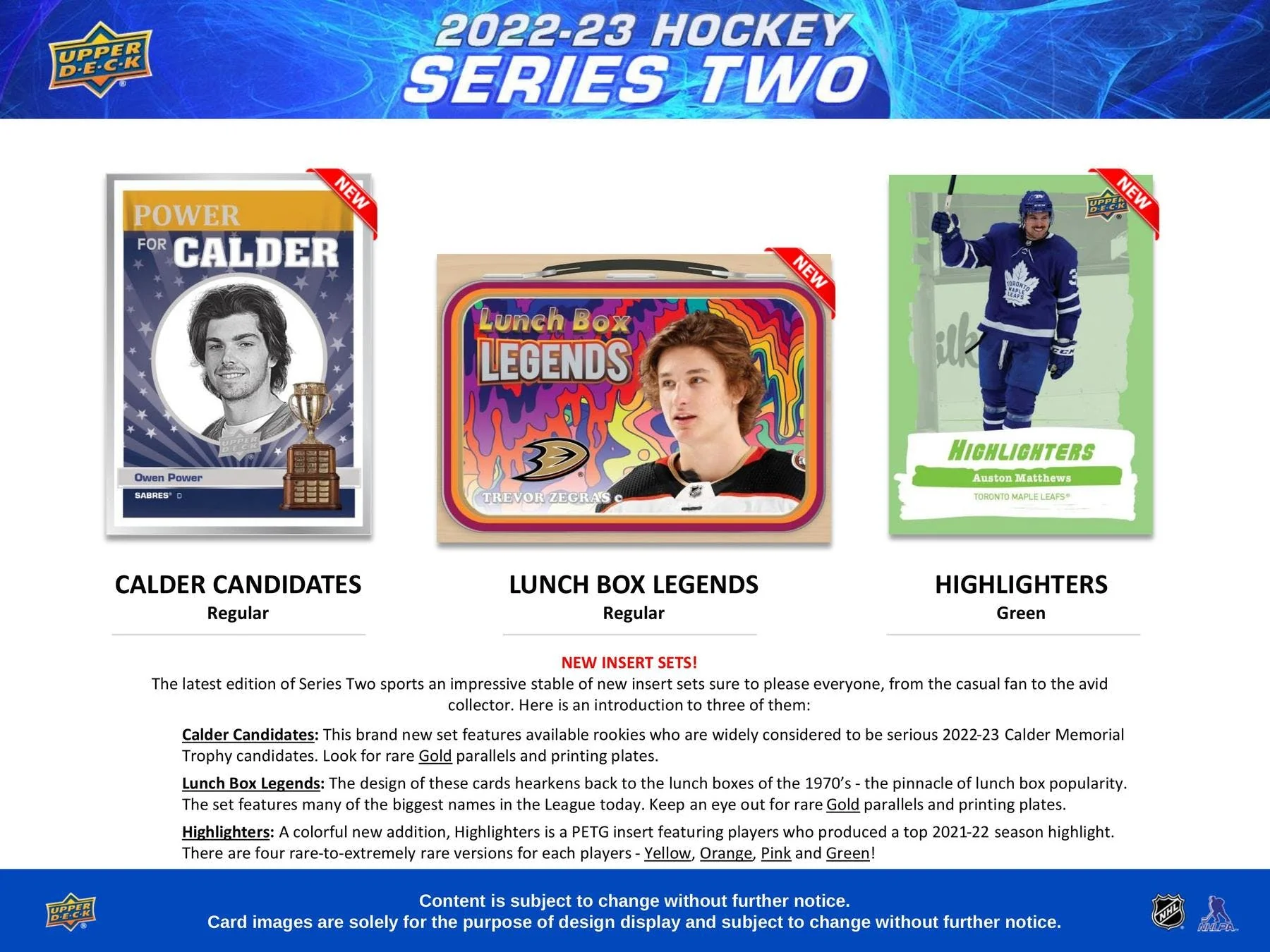 2022-23 Upper Deck Series 2 Hockey Hobby Box - Image 5