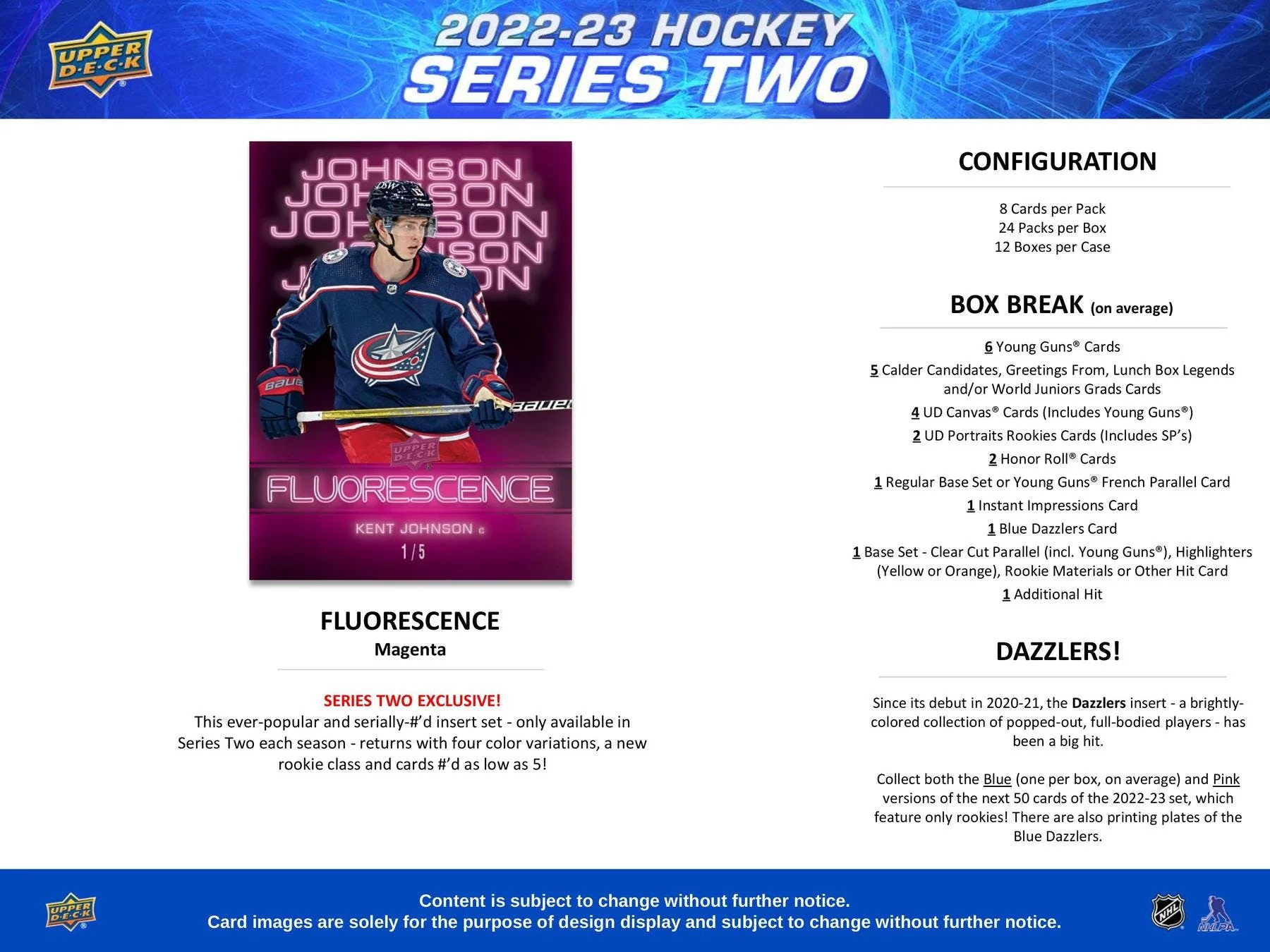2022-23 Upper Deck Series 2 Hockey Hobby Box - Image 7