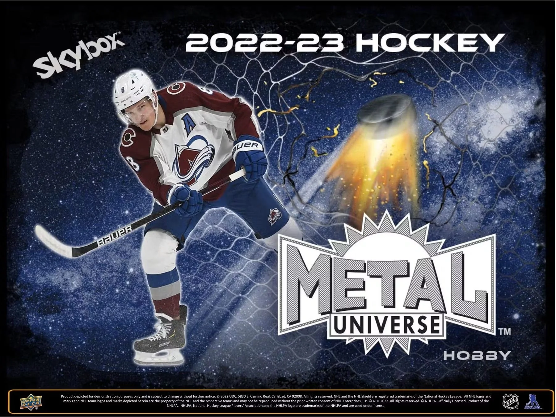 2022-23 Upper Deck Skybox Metal Universe Hockey Hobby Box - Image 4