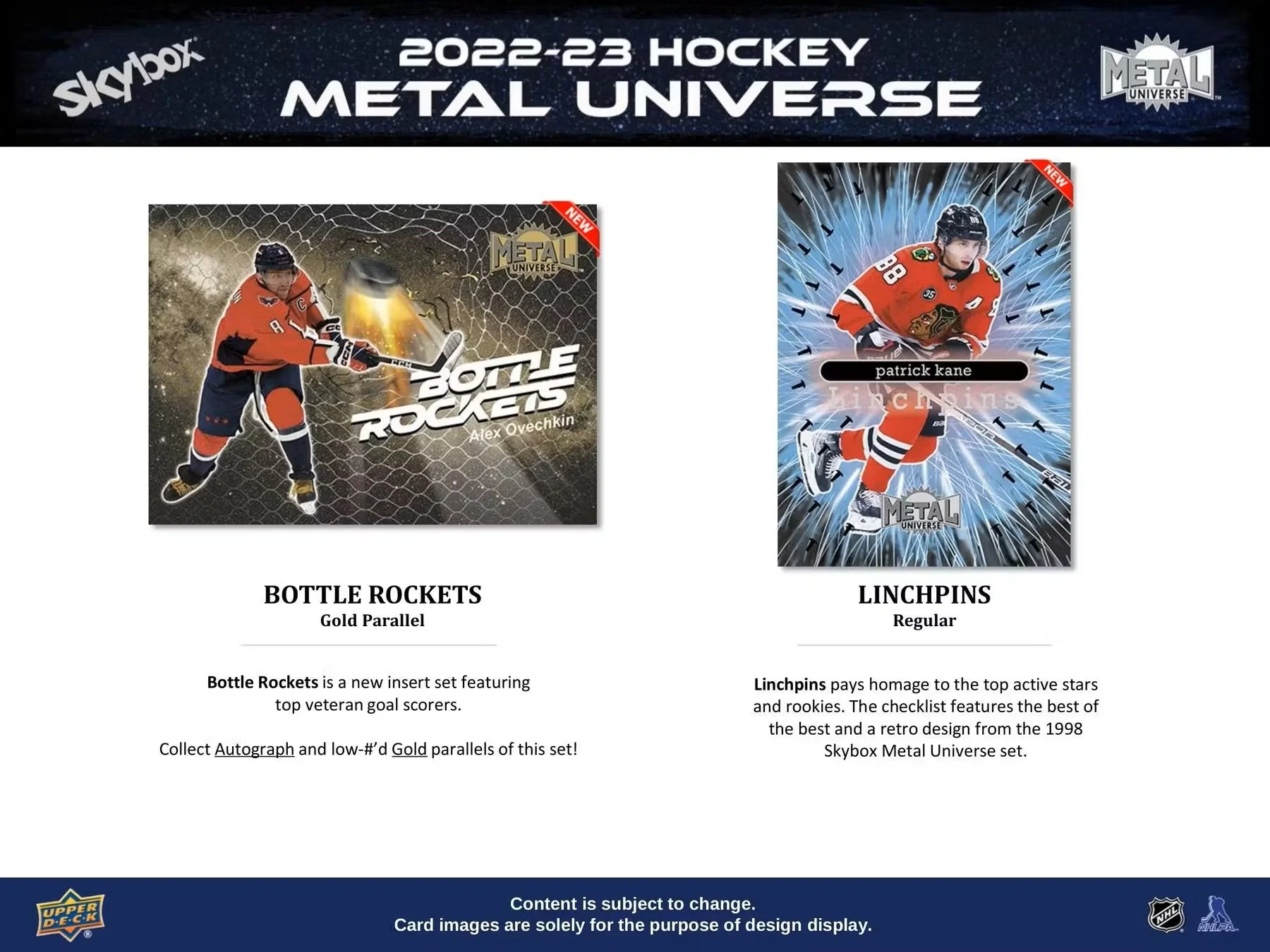 2022-23 Upper Deck Skybox Metal Universe Hockey Hobby Box - Image 7