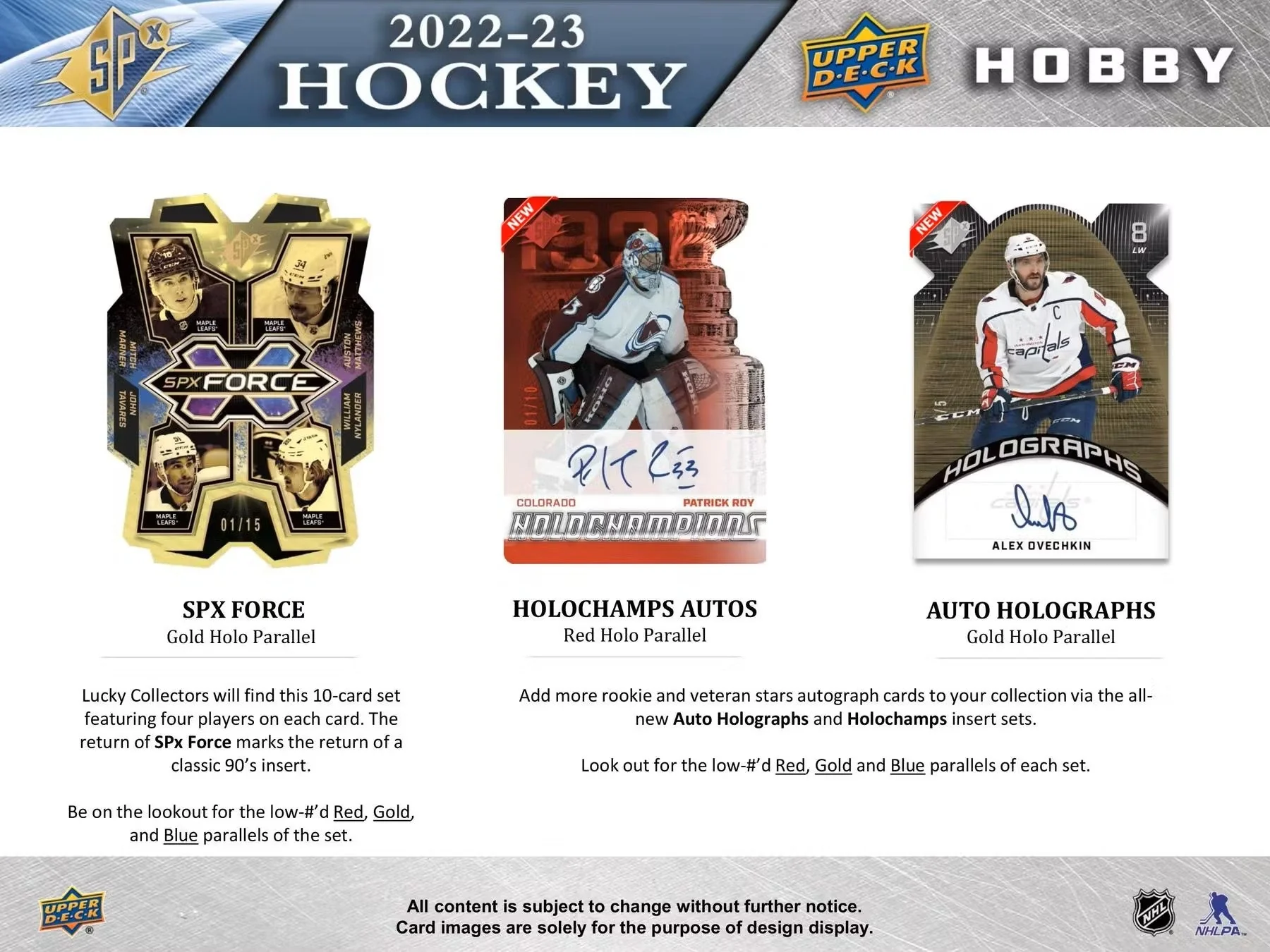2022/23 Upper Deck SPx Hockey Hobby Box - Image 5