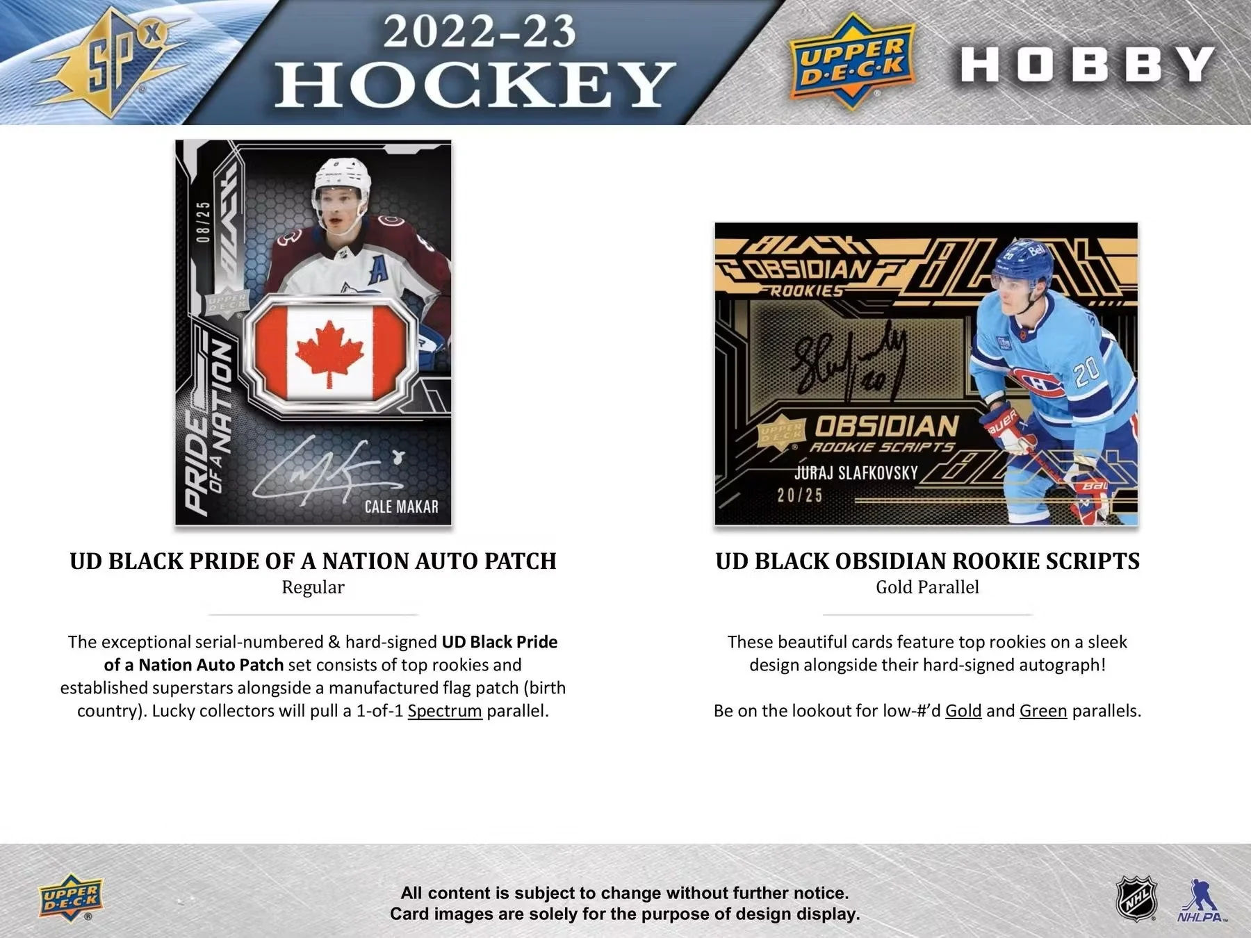 2022/23 Upper Deck SPx Hockey Hobby Box - Image 6