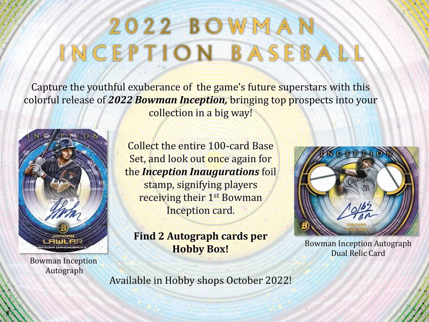 2022 Bowman Inception Baseball Hobby Box - Image 2