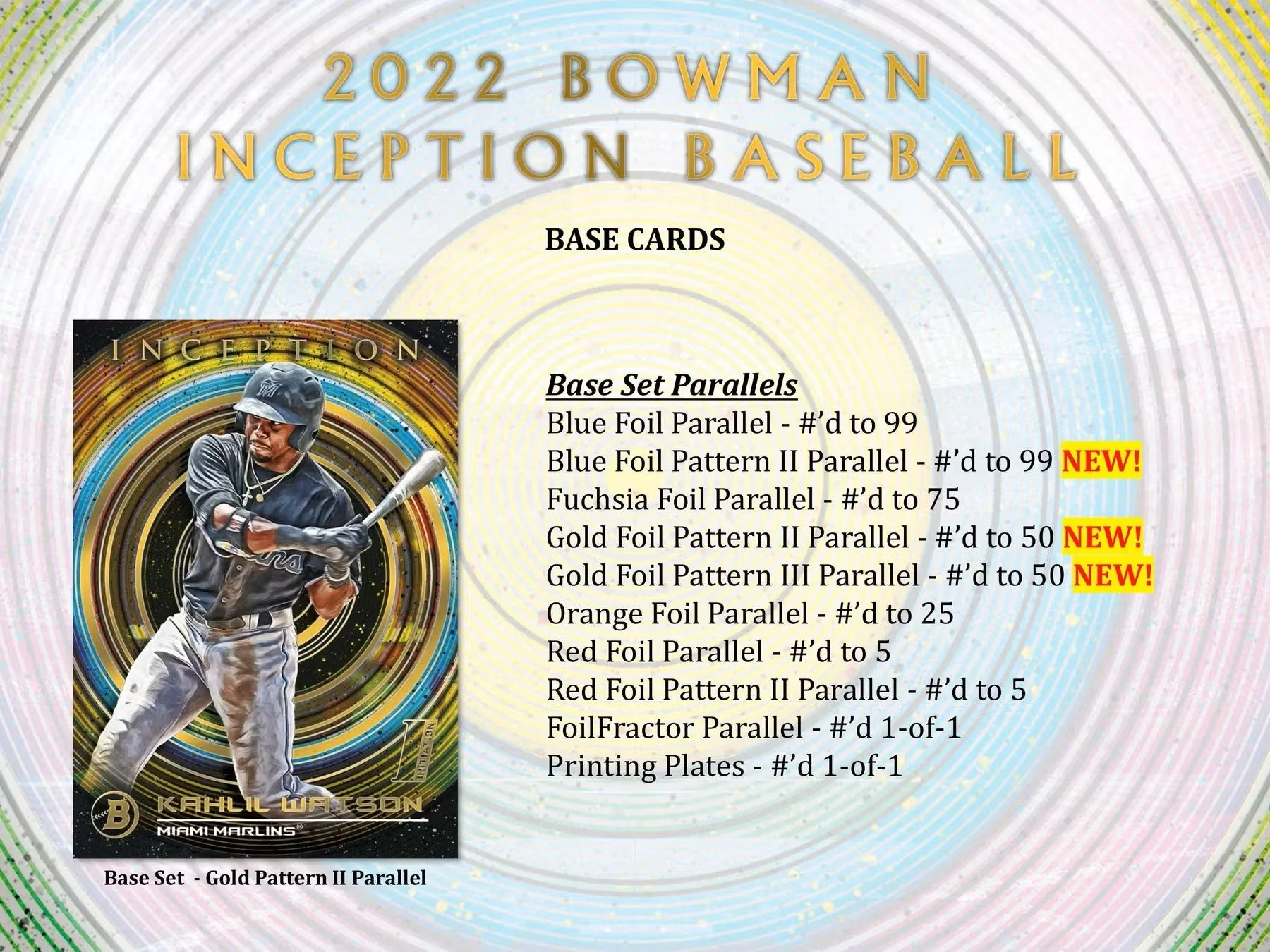 2022 Bowman Inception Baseball Hobby Box - Image 3