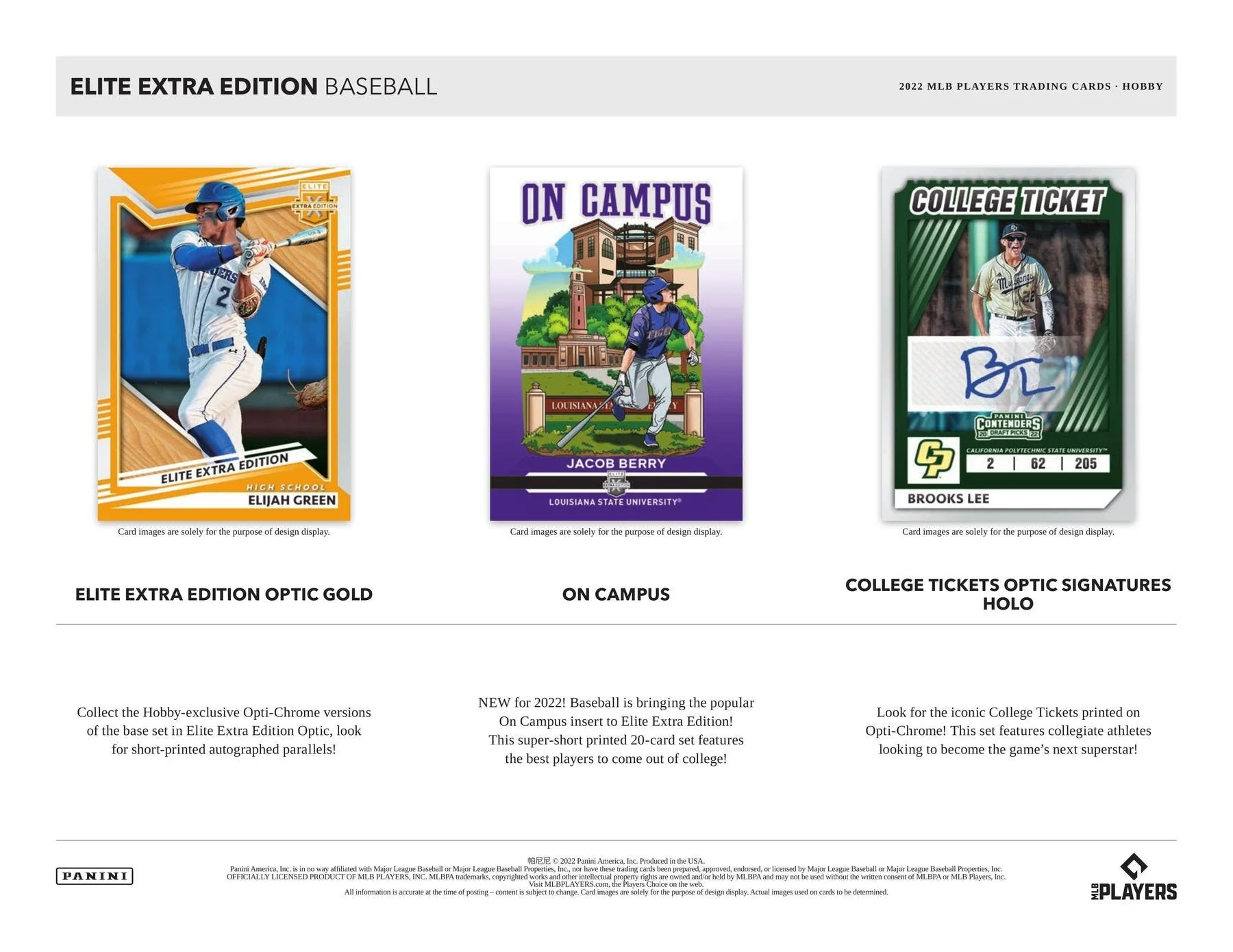 2022 Panini Elite Extra Edition Baseball Box - Image 5