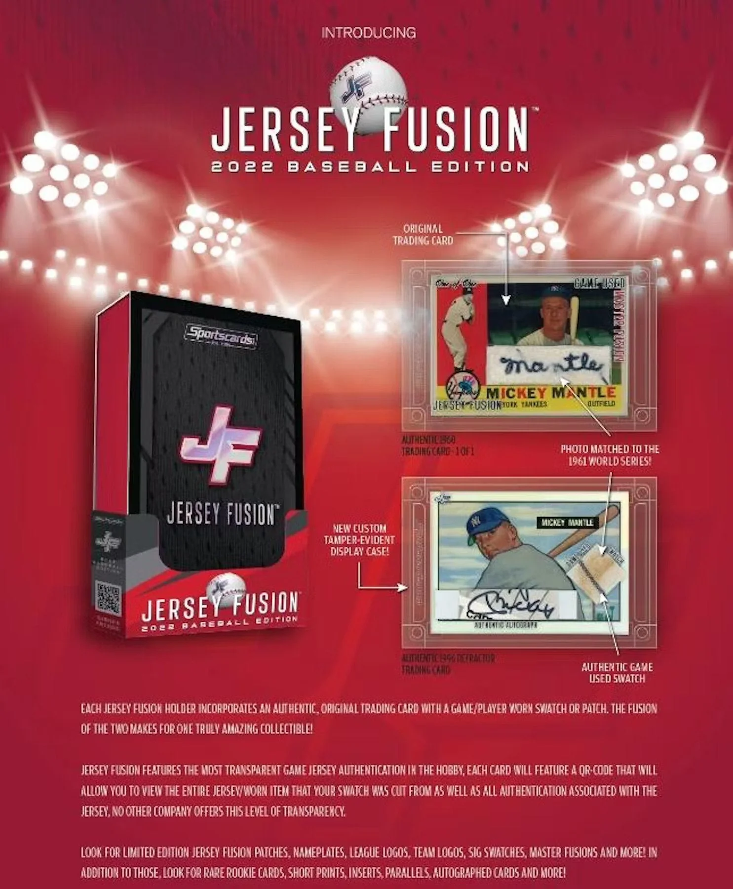 2022 Jersey Fusion Baseball Hobby Box - Image 3