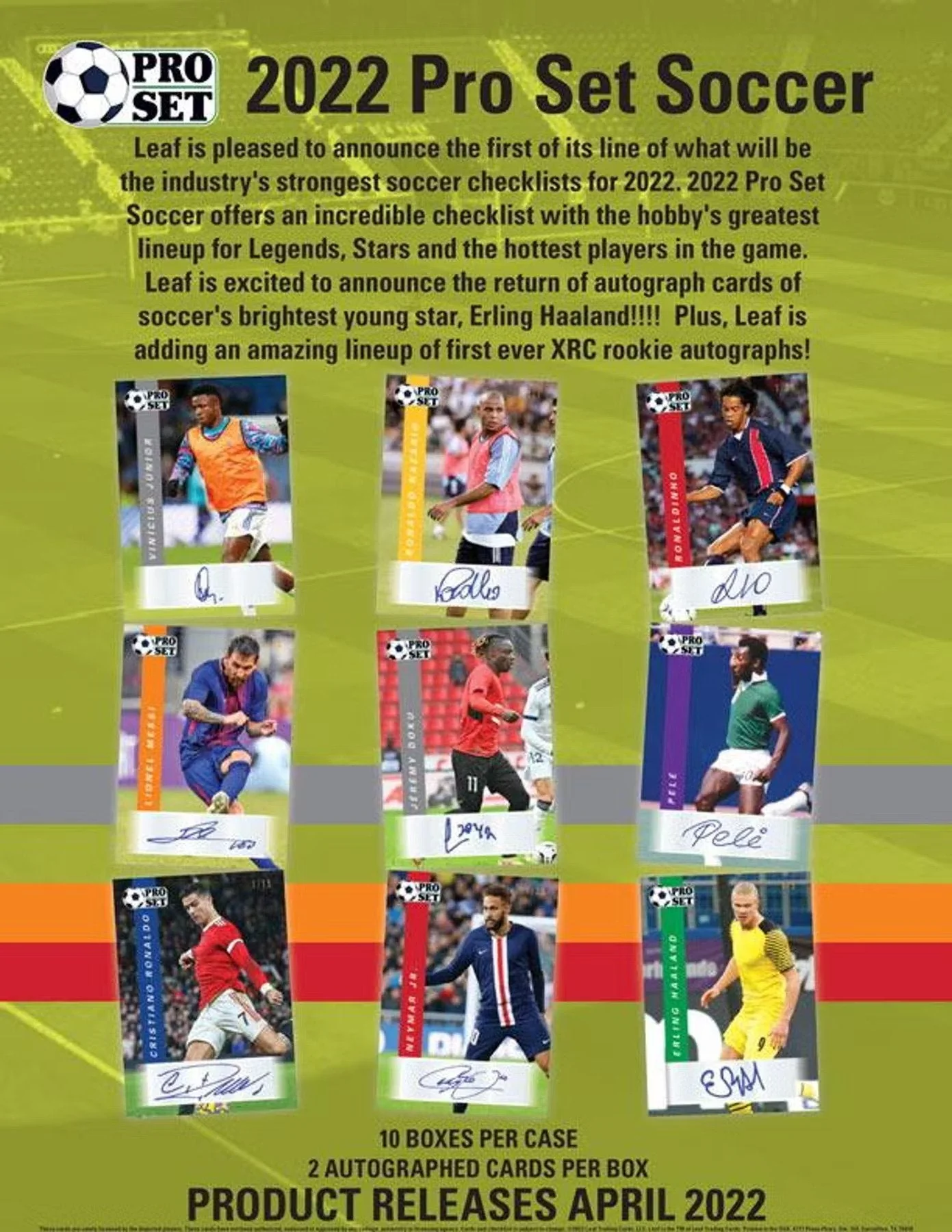 2022 Leaf Pro Set Soccer Hobby Box - Image 3
