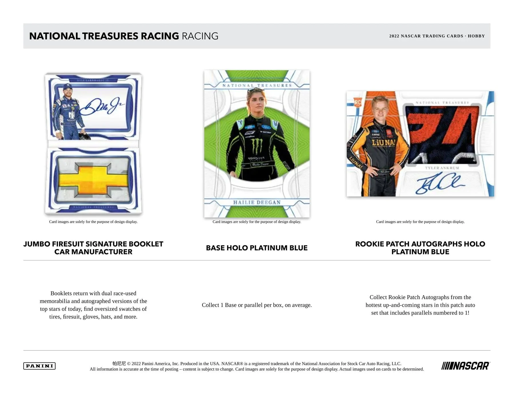 2022 Panini National Treasures Racing Hobby Box - Image 6