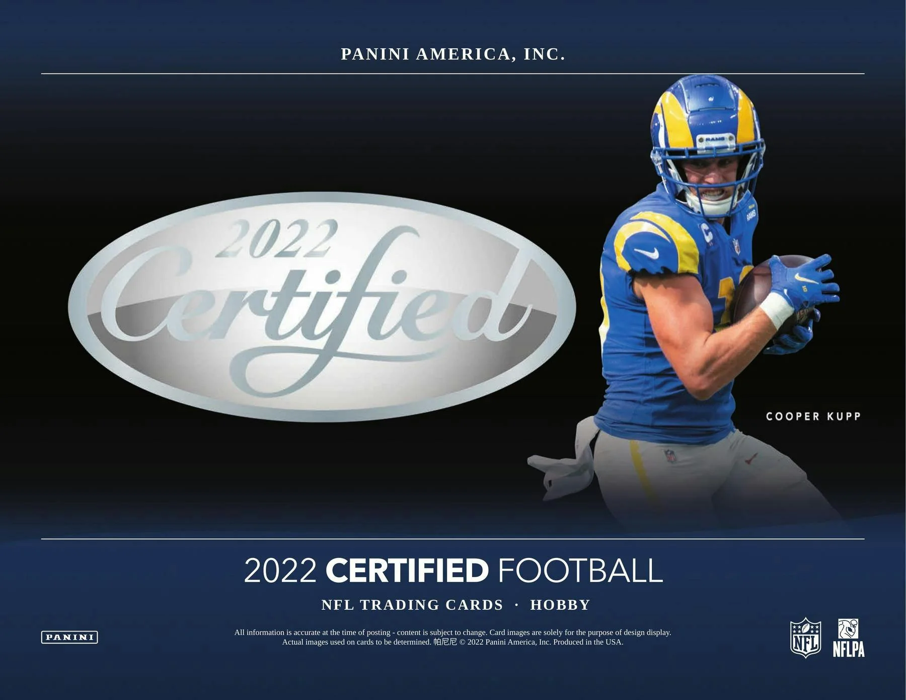 2022 Panini Certified Football 1st Off The Line FOTL Hobby Box - Image 3