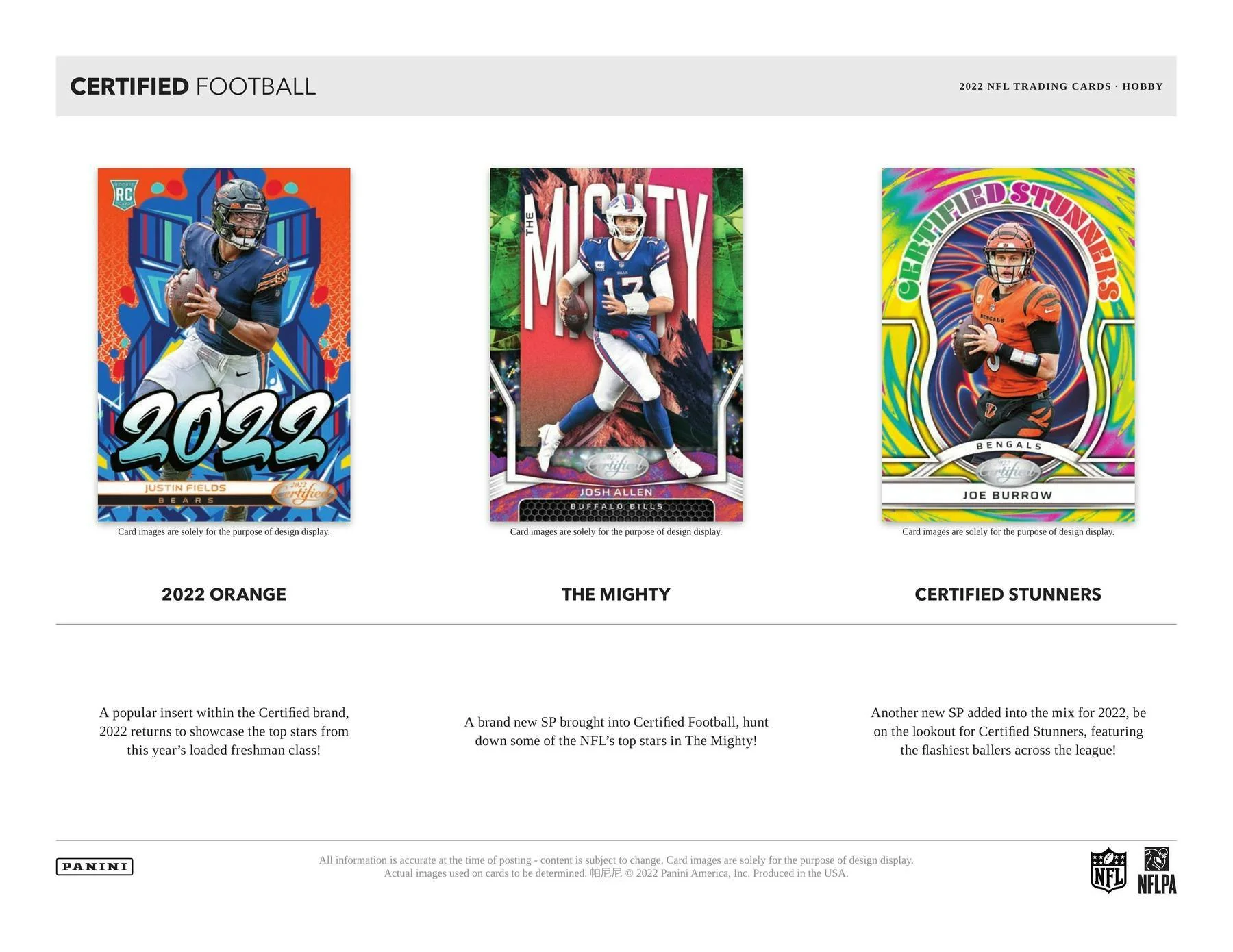 2022 Panini Certified Football 1st Off The Line FOTL Hobby Box - Image 6
