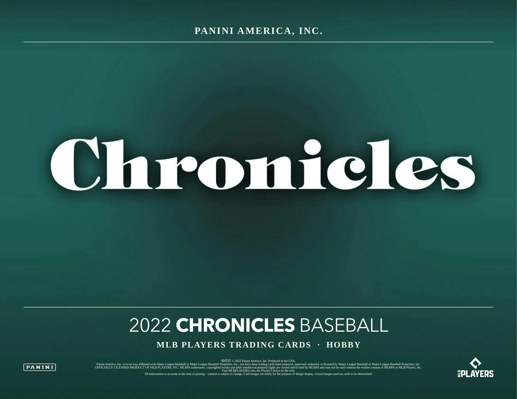 2022 Panini Chronicles Baseball Hobby Box - Image 4