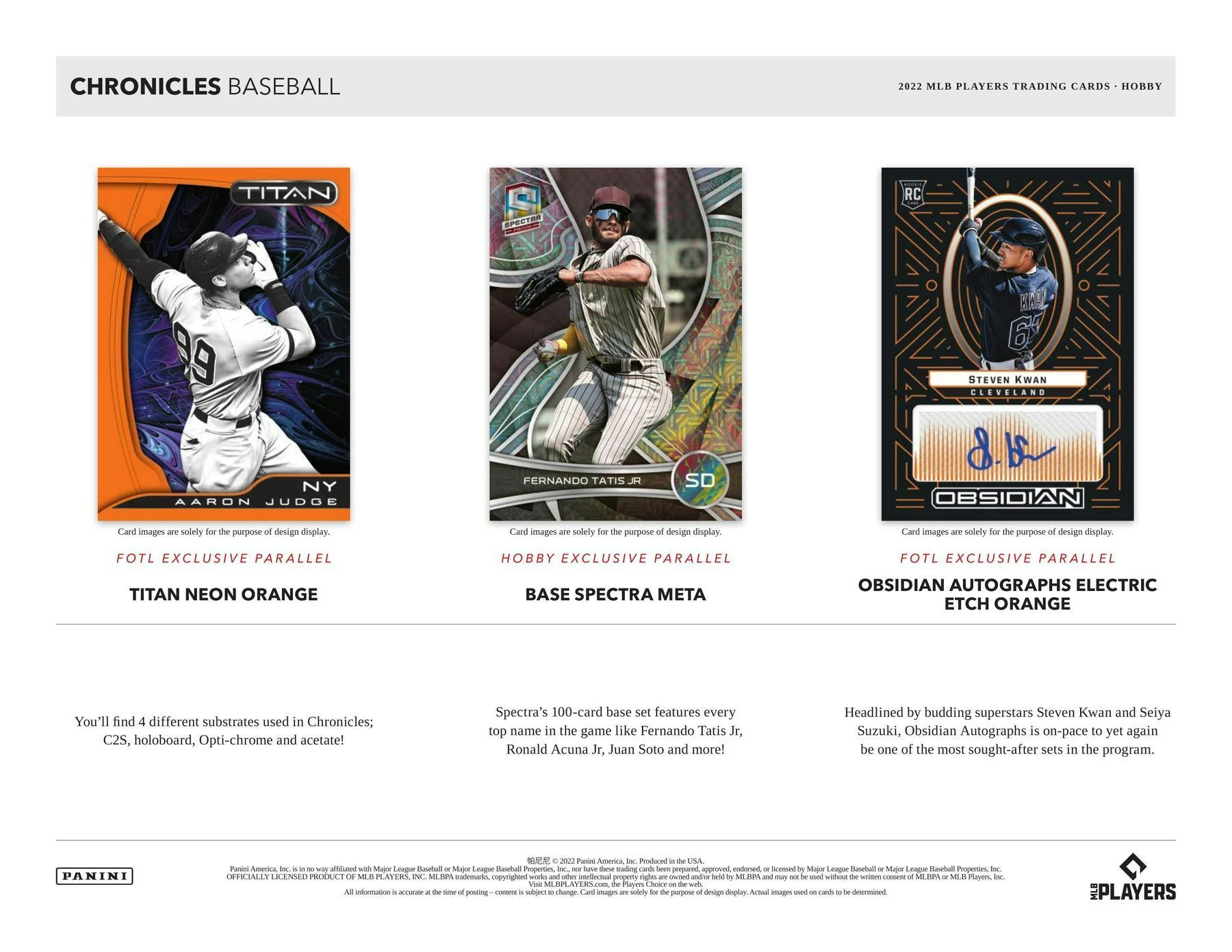 2022 Panini Chronicles Baseball Hobby Box - Image 6