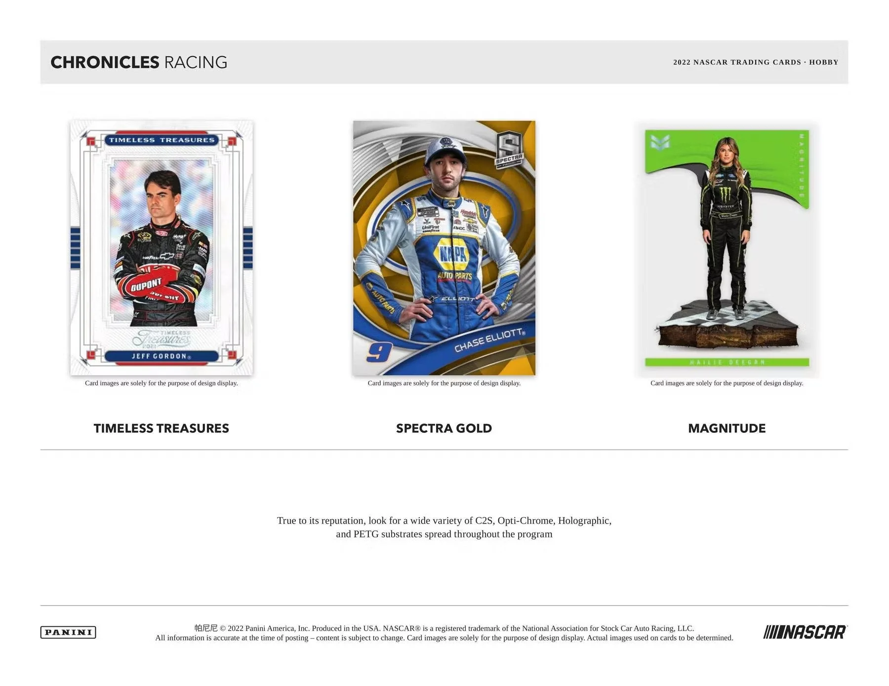 2022 Panini Chronicles Racing Hobby Box - Image 4