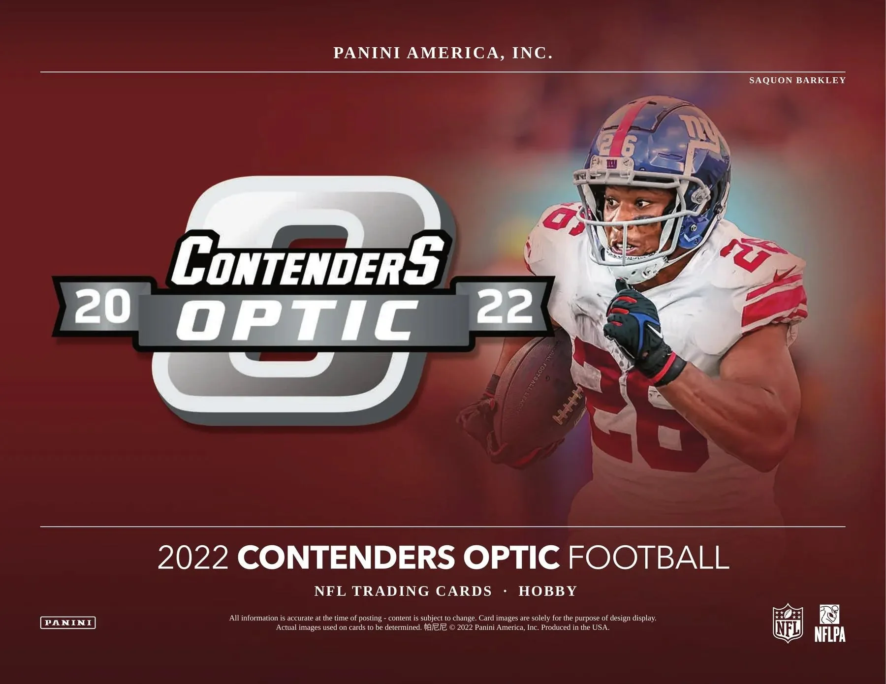 2022 Panini Contenders Optic Football Hobby Box - Image 3