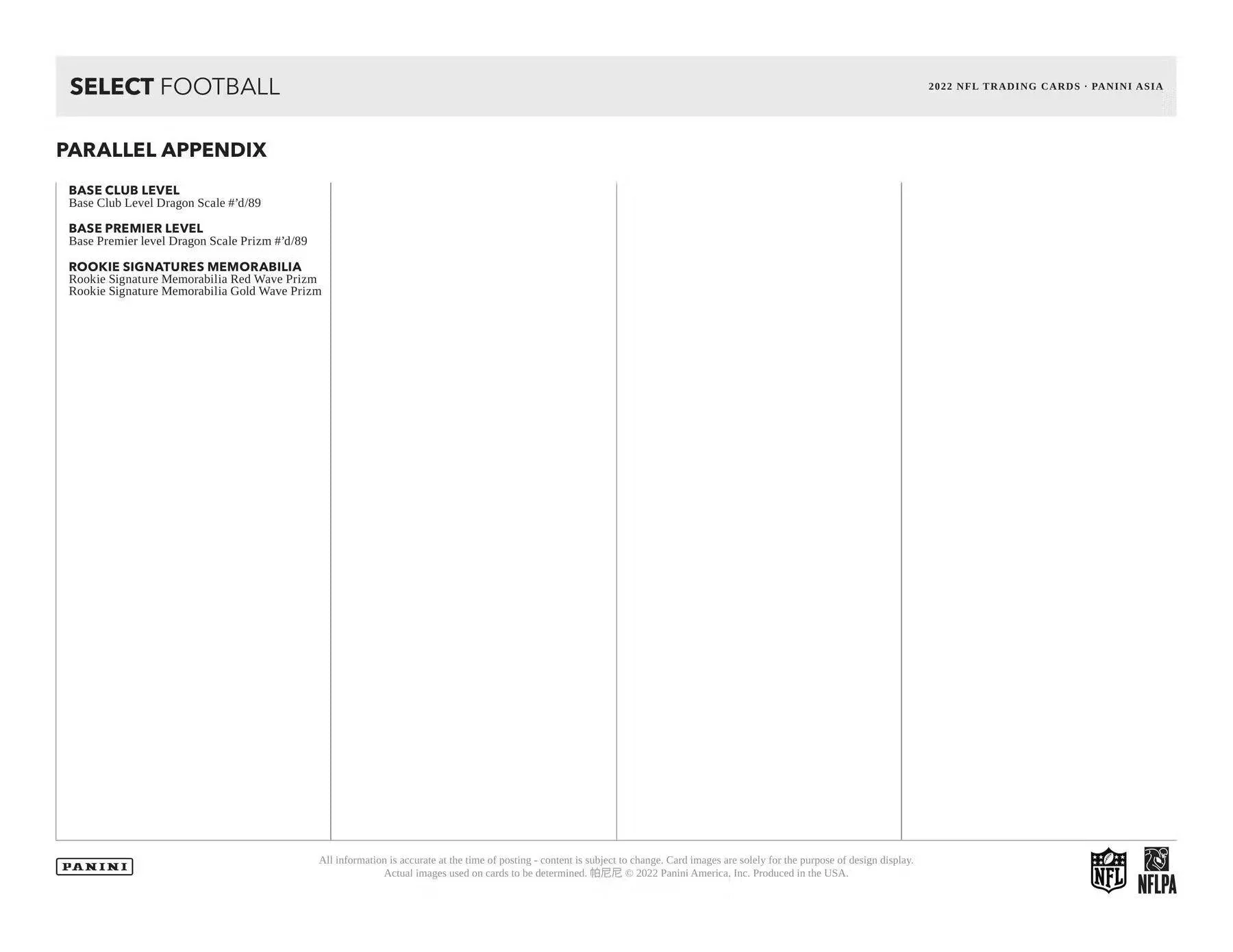 2022 Panini Select Football Asia Tmall Box - Image 6